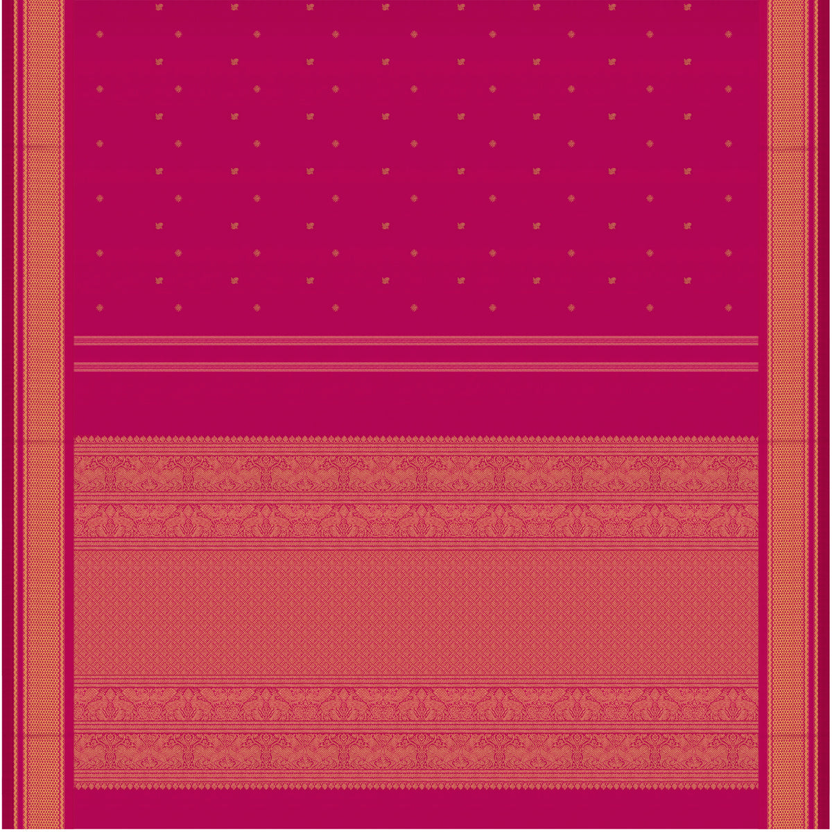 Kanakavalli Kanjivaram Silk Sari 26-595-HS001-02120 - Full View