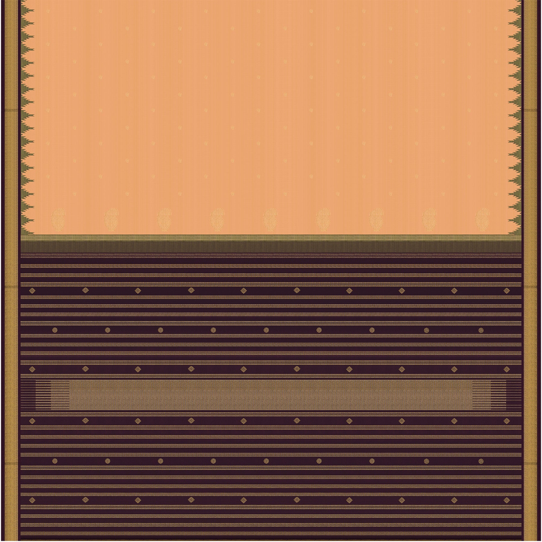 Kanakavalli Kanjivaram Silk Sari 26-595-HS001-02125 - Full View