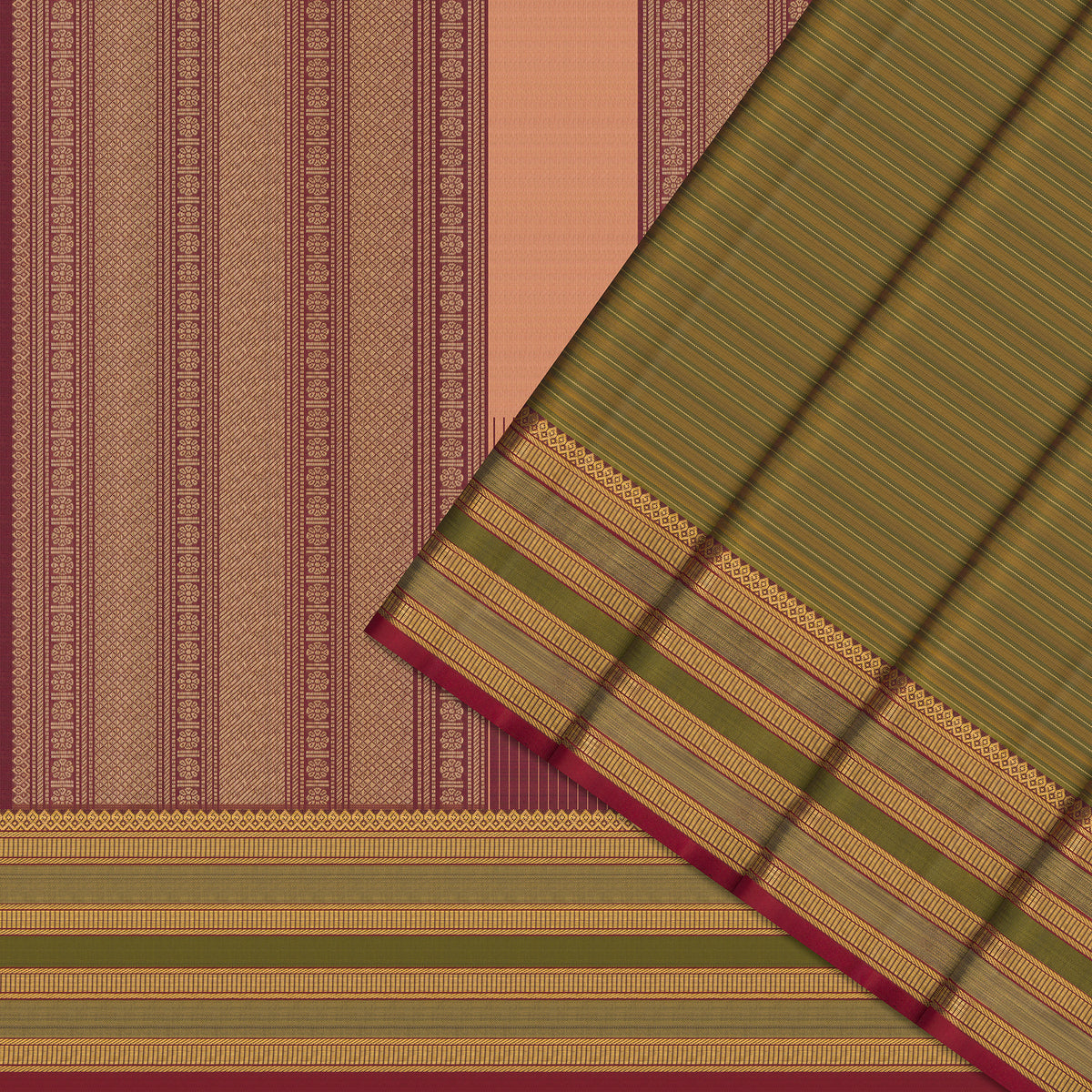 Kanakavalli Kanjivaram Silk Sari 26-595-HS001-02136 - Cover View