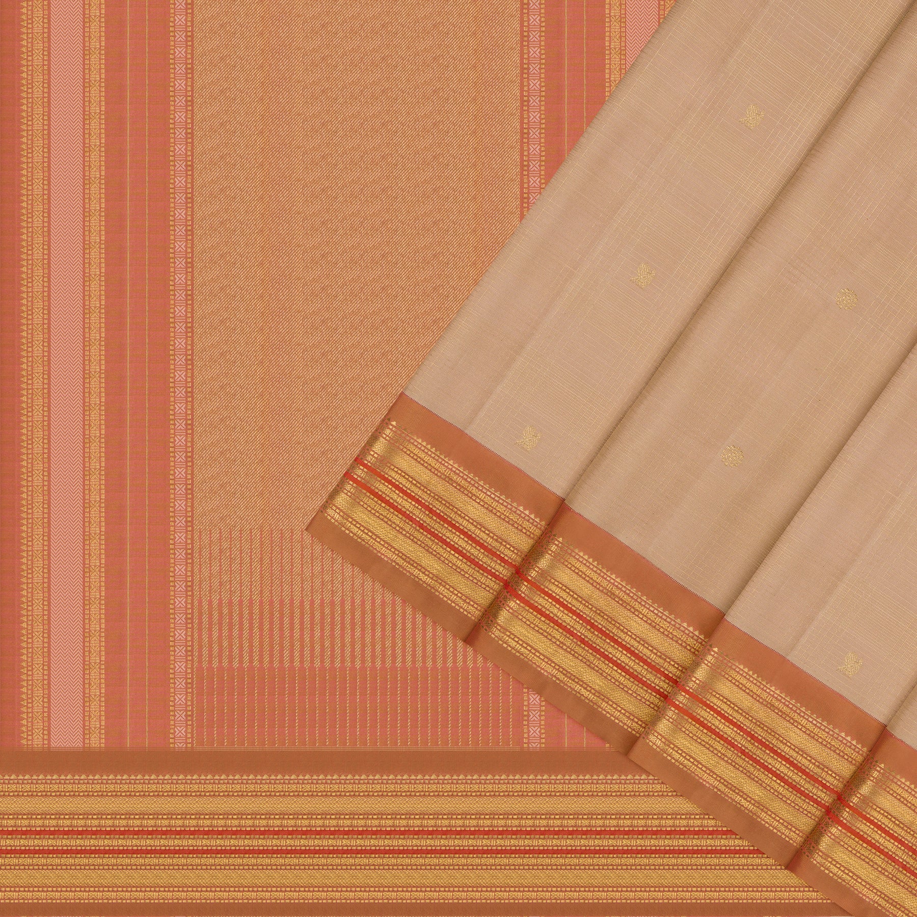 Kanakavalli Kanjivaram Silk Sari 26-595-HS001-02140 - Cover View