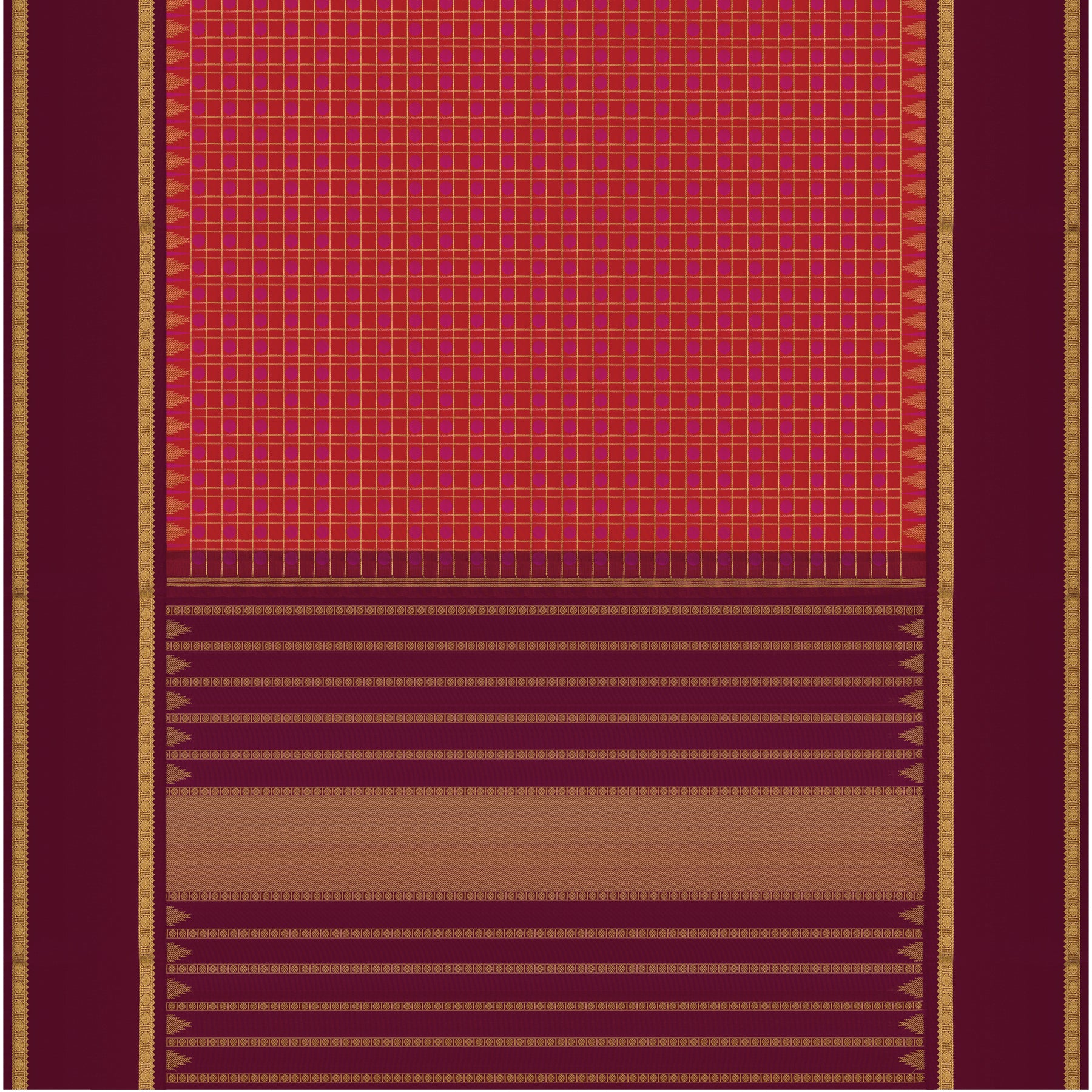 Kanakavalli Kanjivaram Silk Sari 26-595-HS001-02146 - Full View