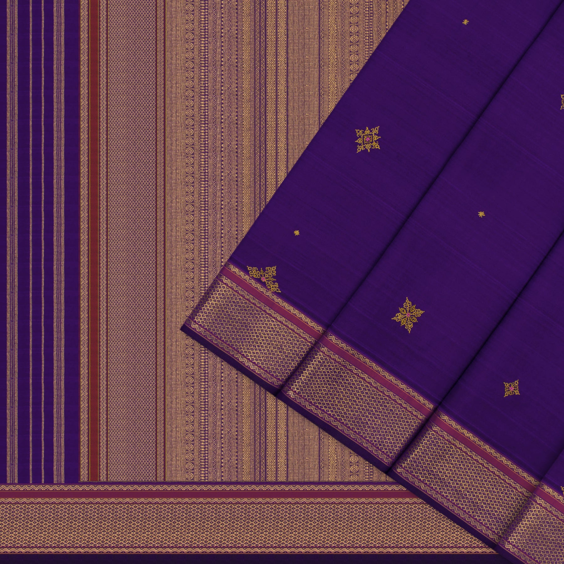 Kanakavalli X Kasuti Kanjivaram Silk Sari 26-595-HS001-02805 - Cover View