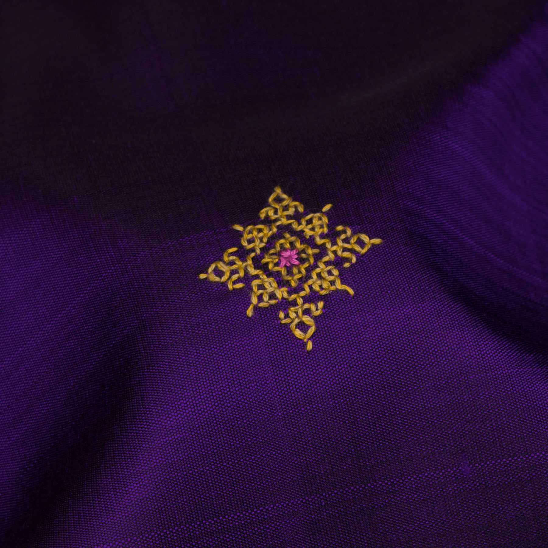 Kanakavalli X Kasuti Kanjivaram Silk Sari 26-595-HS001-02805 - Fabric View