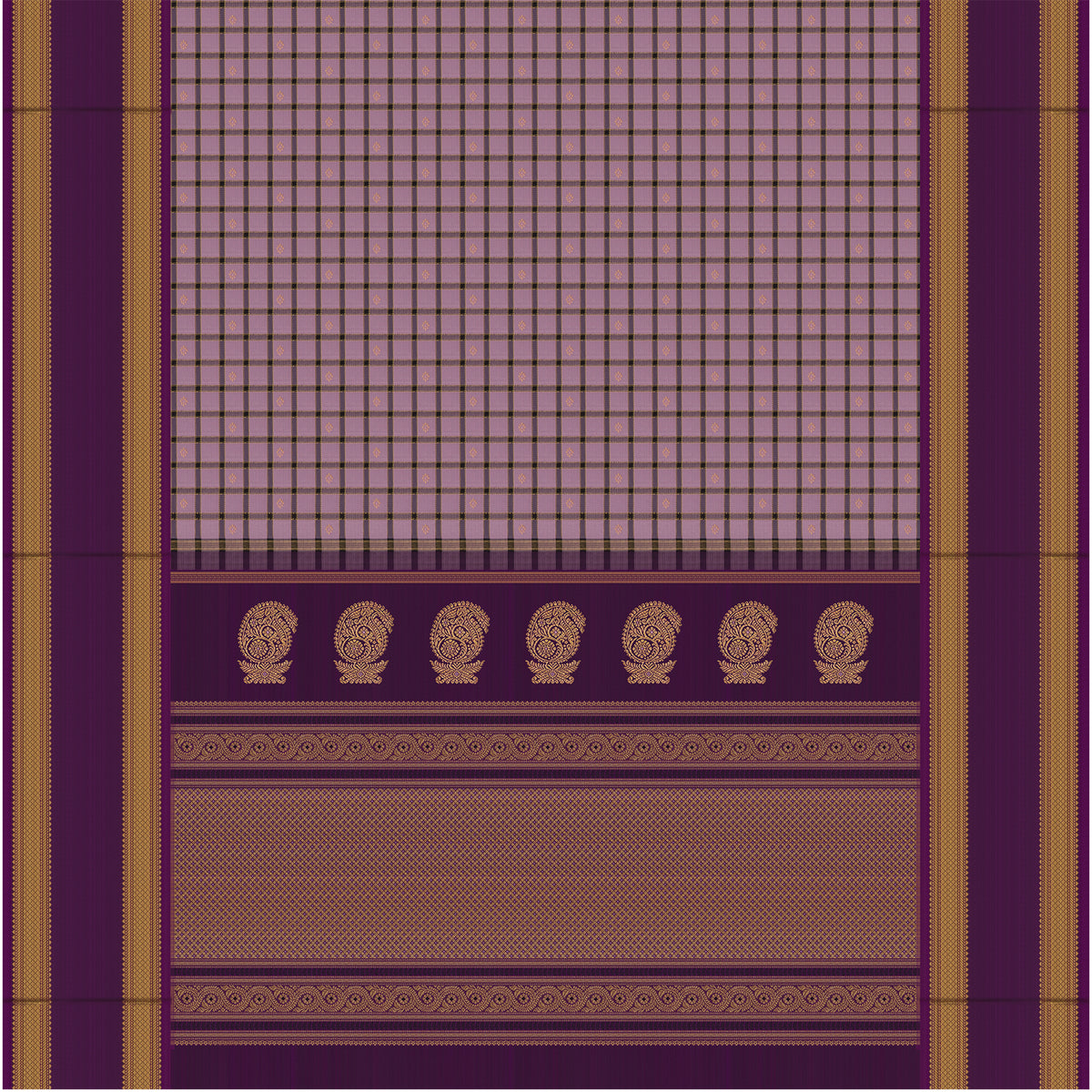 Kanakavalli Kanjivaram Silk Sari 26-595-HS001-03299 - Full View
