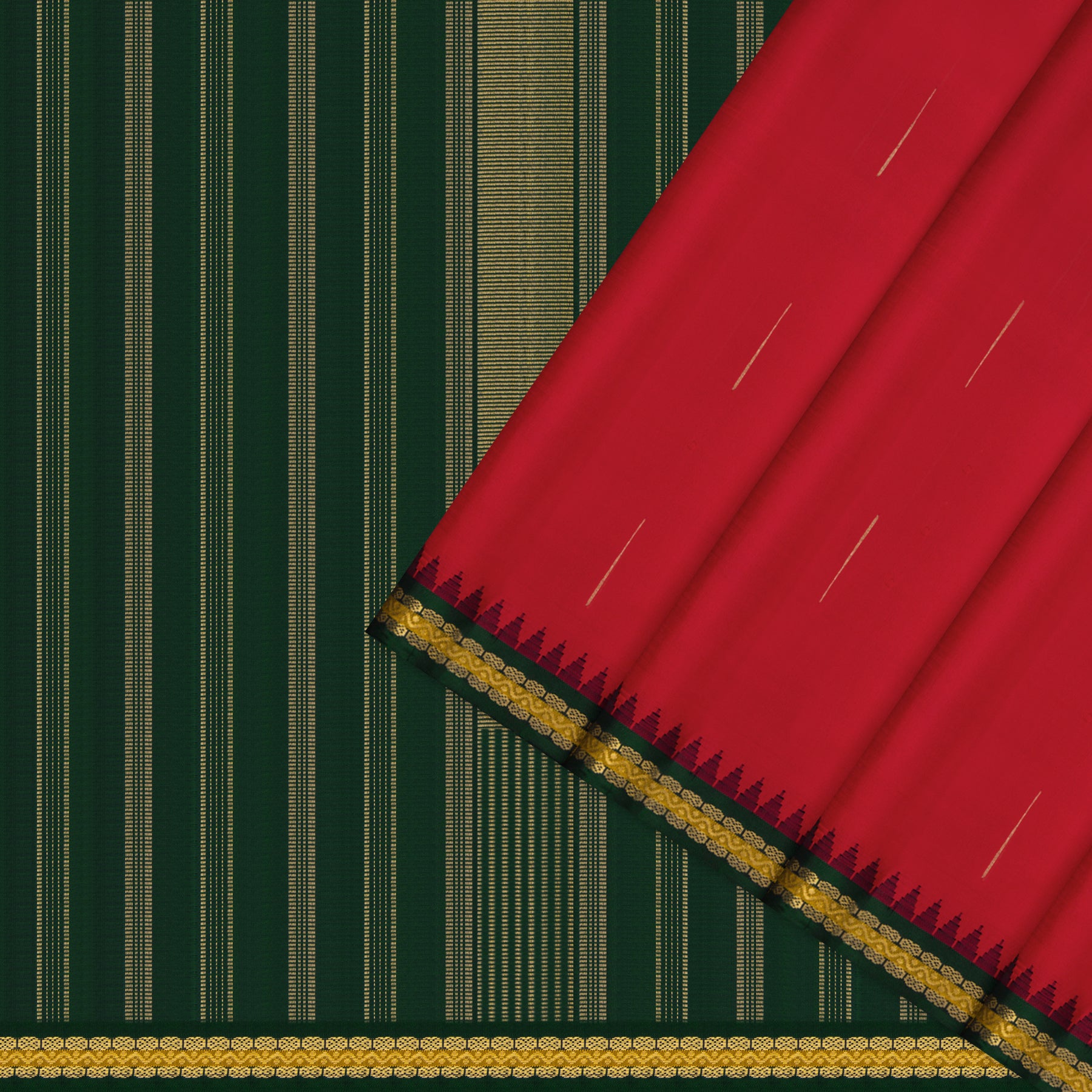 Kanakavalli Kanjivaram Silk Sari 26-595-HS001-03312 - Cover View