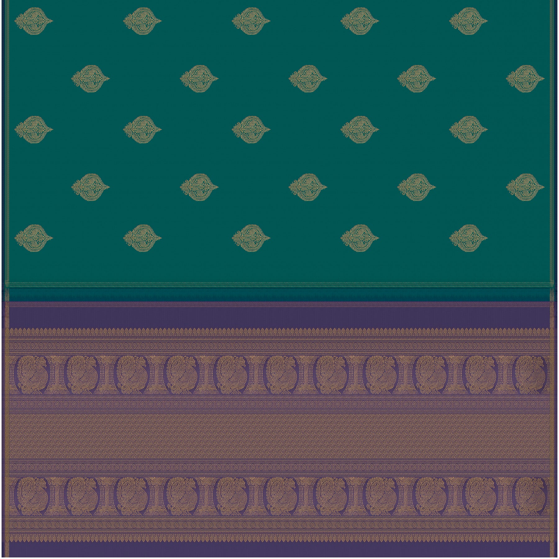 Kanakavalli Kanjivaram Silk Sari 26-595-HS001-03316 - Full View