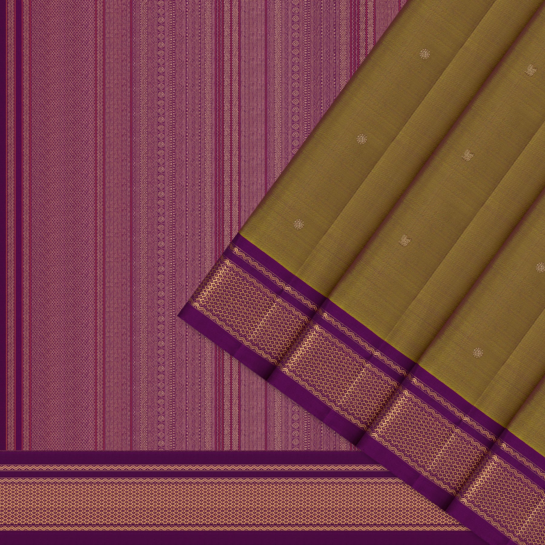 Kanakavalli Kanjivaram Silk Sari 26-595-HS001-03345 - Cover View