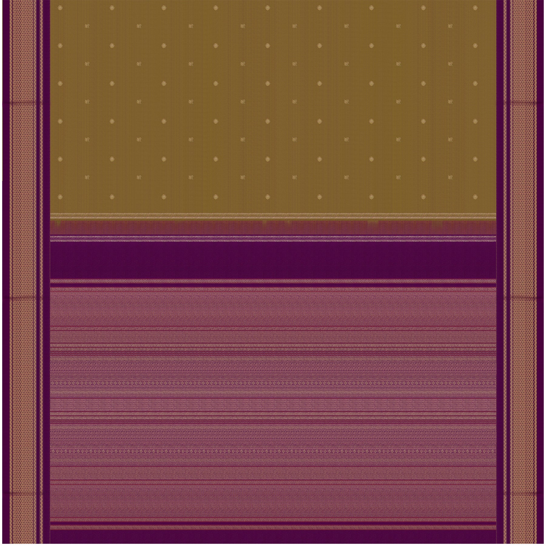 Kanakavalli Kanjivaram Silk Sari 26-595-HS001-03345 - Full View