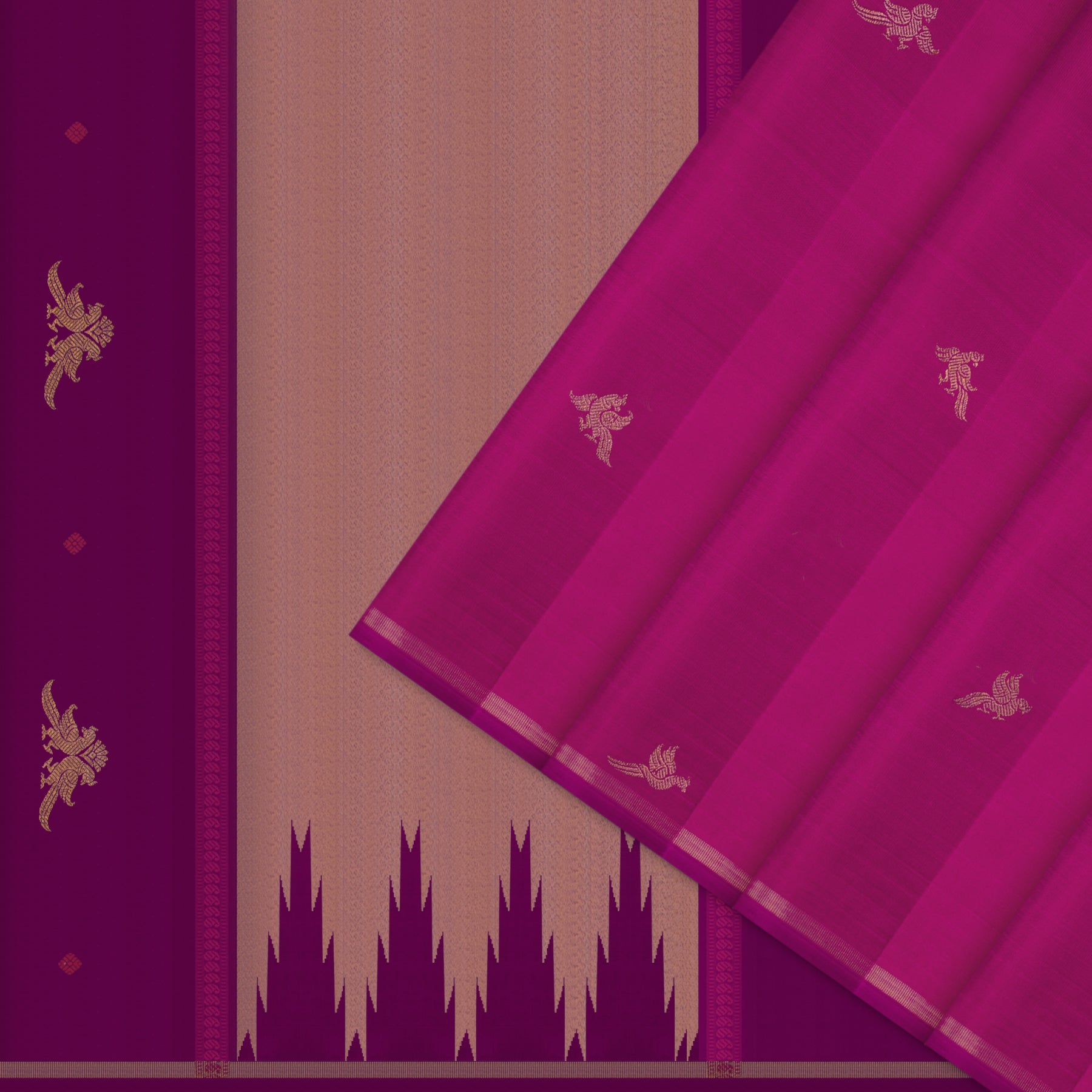 Kanakavalli Kanjivaram Silk Sari 26-595-HS001-03356 - Cover  View