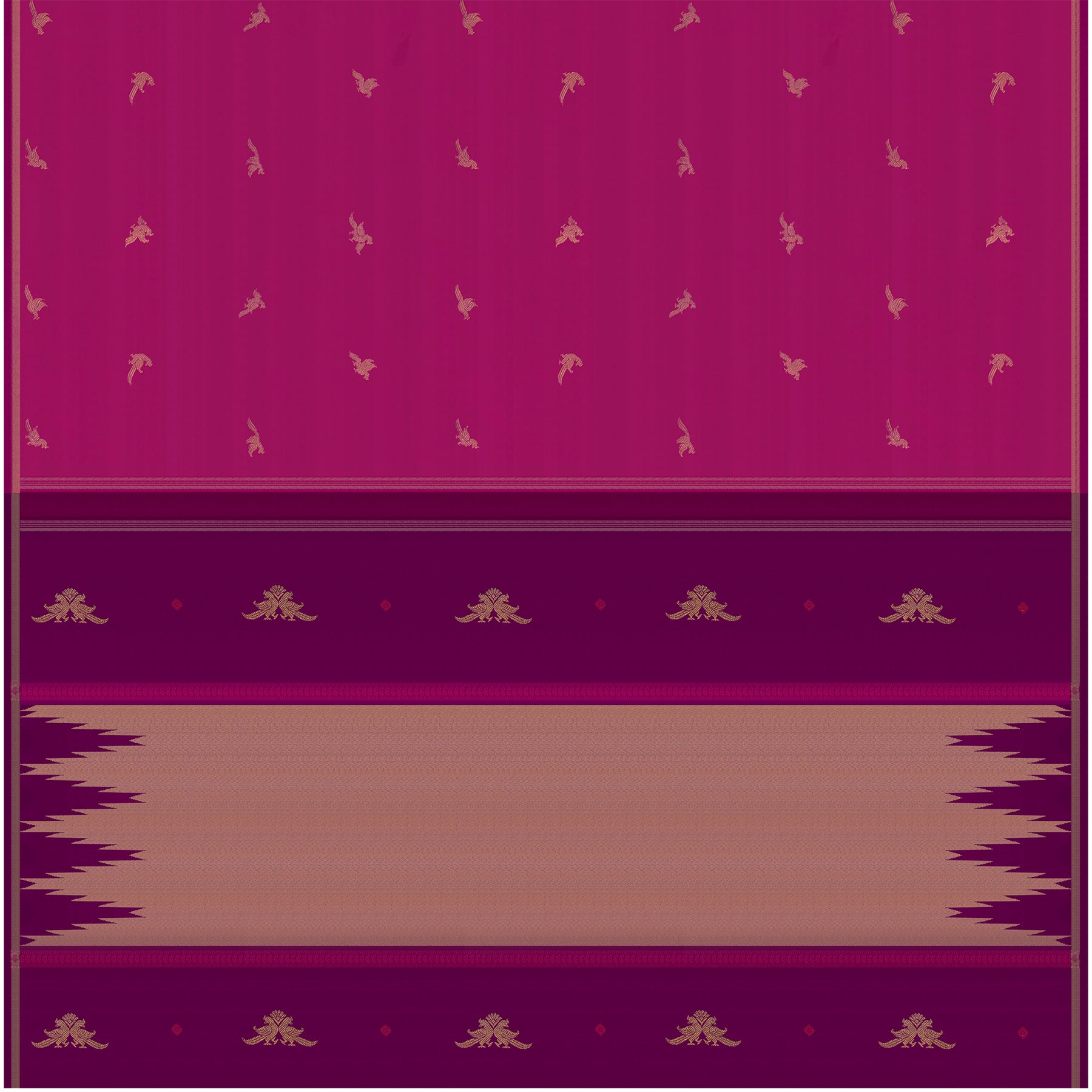 Kanakavalli Kanjivaram Silk Sari 26-595-HS001-03356 - Full View