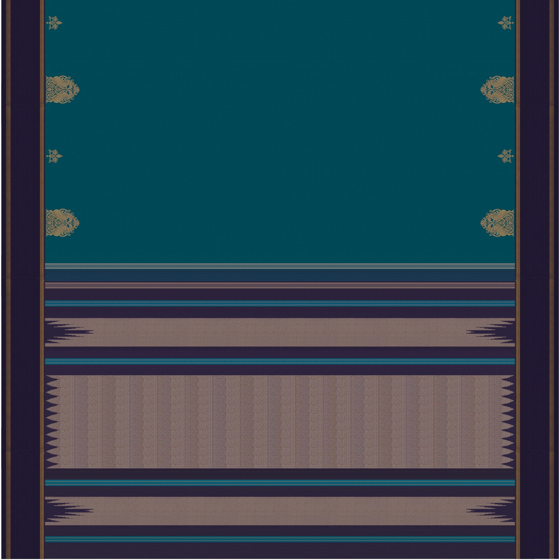 Kanakavalli Kanjivaram Silk Sari 26-595-HS001-03361 - Full View