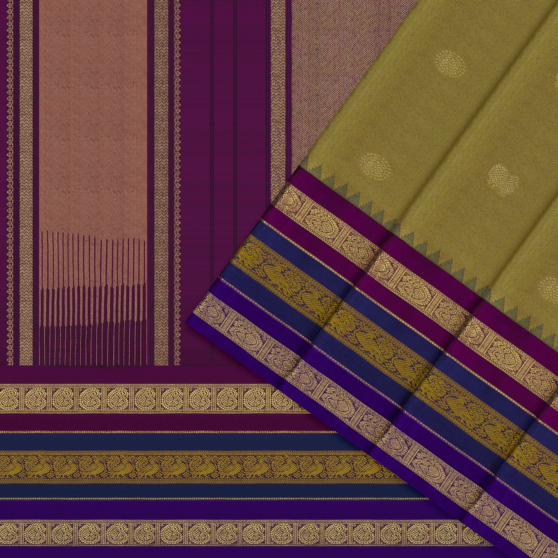 Kanakavalli Kanjivaram Silk Sari 26-595-HS001-03437 - Cover View