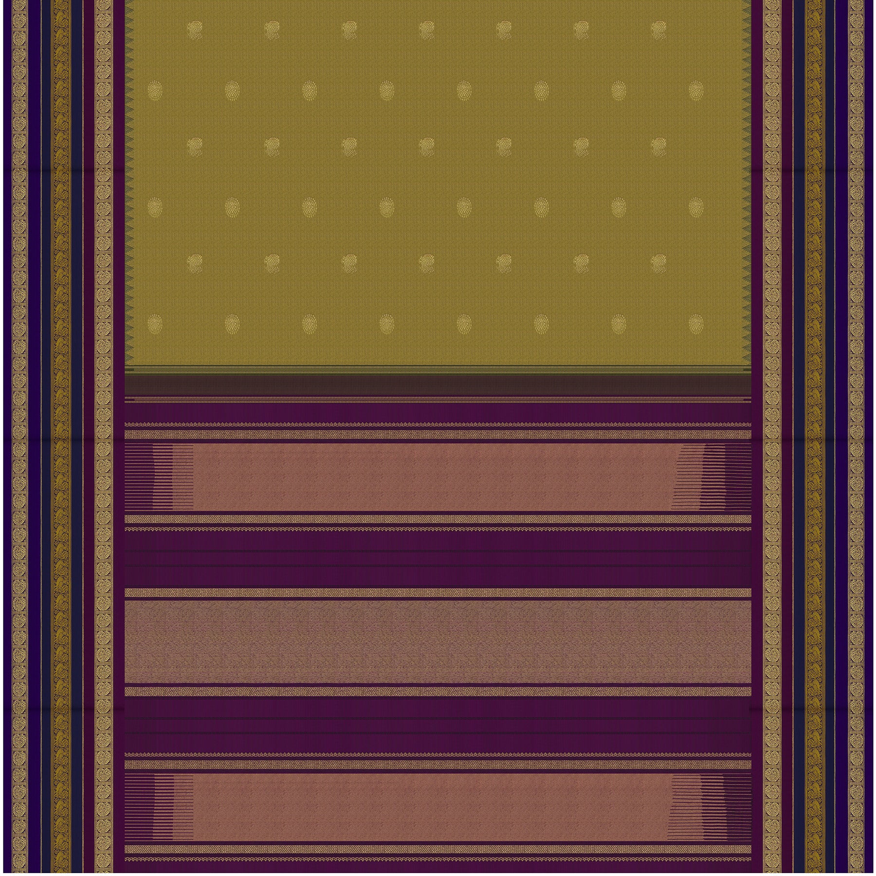 Kanakavalli Kanjivaram Silk Sari 26-595-HS001-03437 - Full View