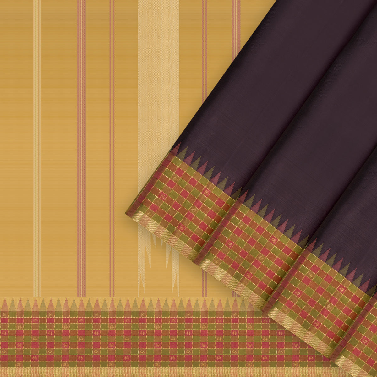 Kanakavalli Kanjivaram Silk Sari 26-595-HS001-04017 - Cover View