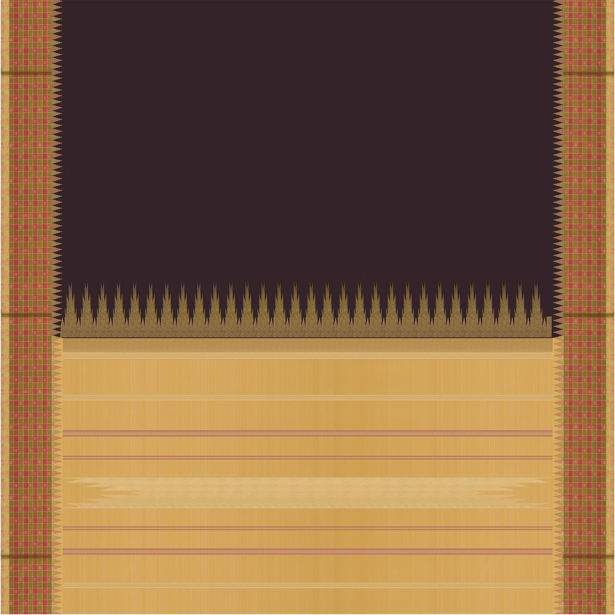 Kanakavalli Kanjivaram Silk Sari 26-595-HS001-04017 - Full View