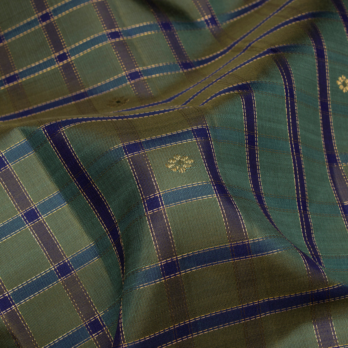 Kanakavalli Kanjivaram Silk Sari 26-595-HS001-04029 - Fabric View