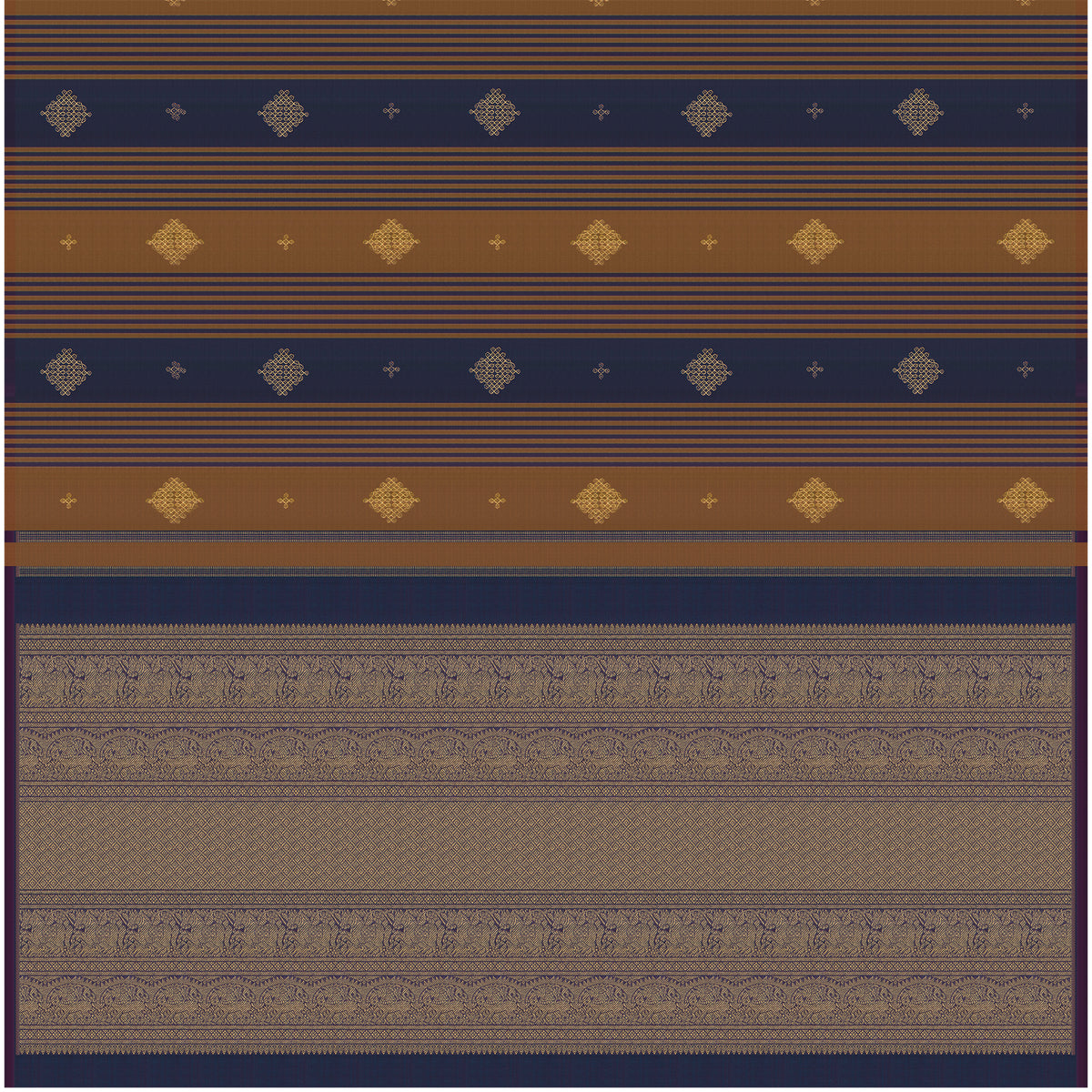 Kanakavalli Kanjivaram Silk Sari 26-595-HS001-04065 - Full View