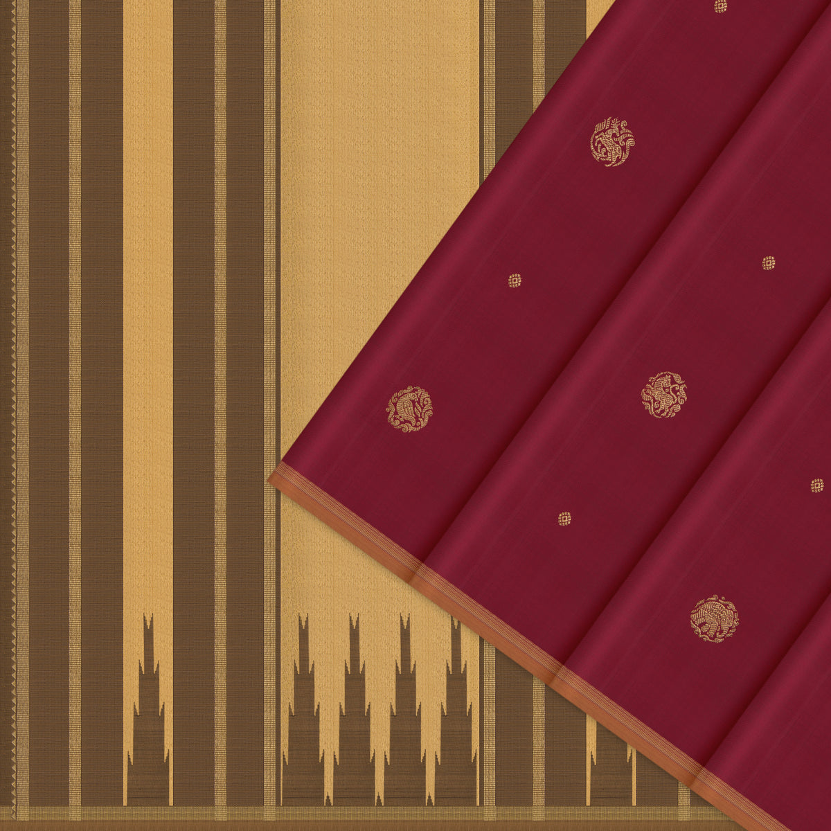 Kanakavalli Kanjivaram Silk Sari 26-595-HS001-04078 - Cover View