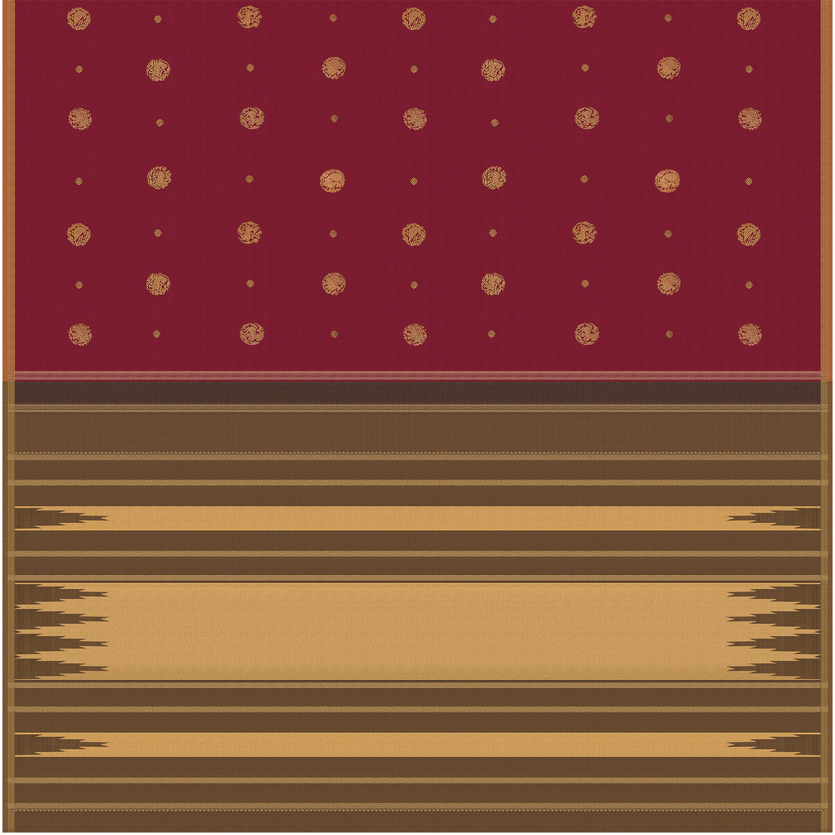 Kanakavalli Kanjivaram Silk Sari 26-595-HS001-04078 - Full View
