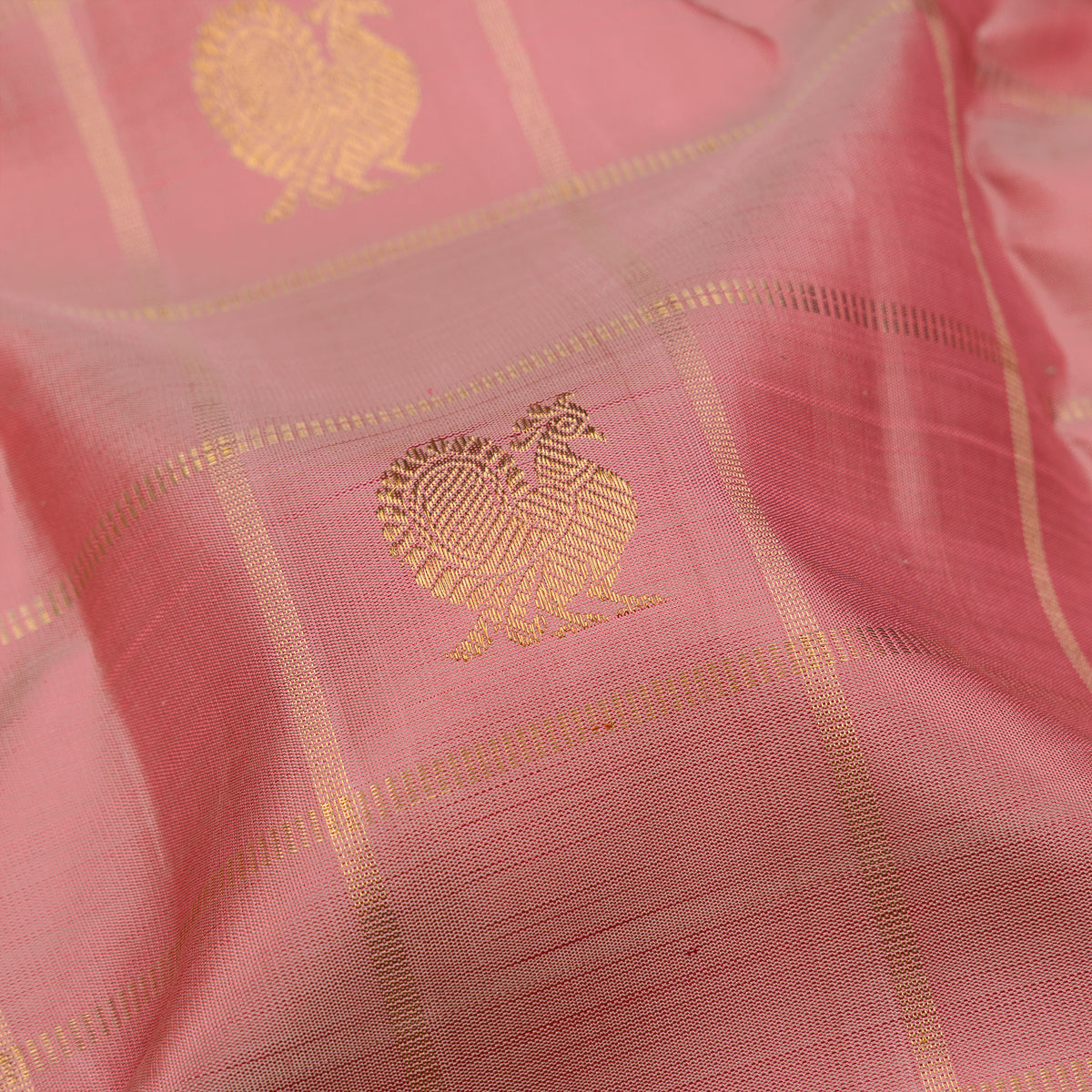 Kanakavalli Kanjivaram Silk Sari 26-595-HS001-04079 - Fabric View