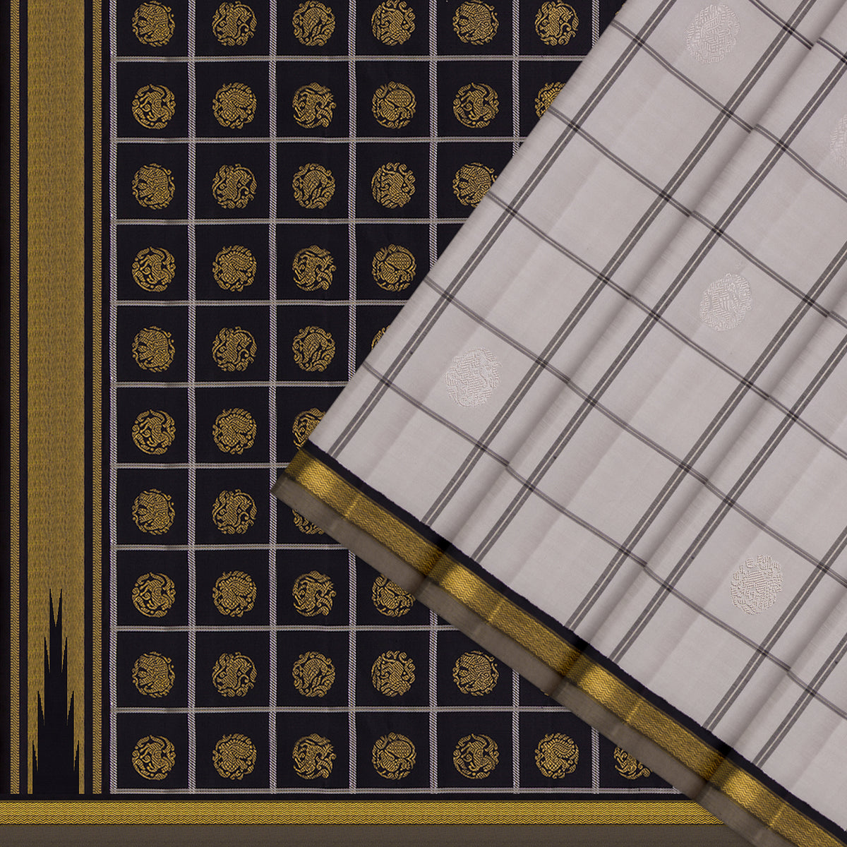 Kanakavalli Kanjivaram Silk Sari 26-595-HS001-04104 - Cover View