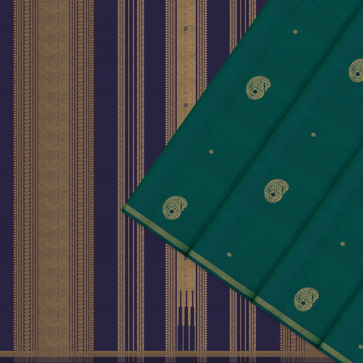 Kanakavalli Kanjivaram Silk Sari 26-595-HS001-04109 - Cover View
