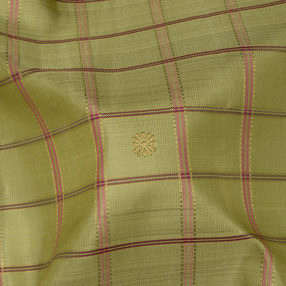 Kanakavalli Kanjivaram Silk Sari 26-595-HS001-04140 - Fabric View