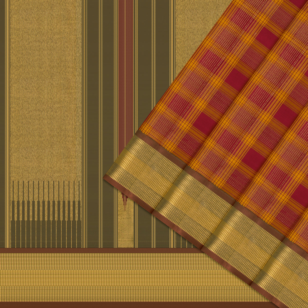 Kanakavalli Kanjivaram Silk Sari 26-595-HS001-04145 - Cover View