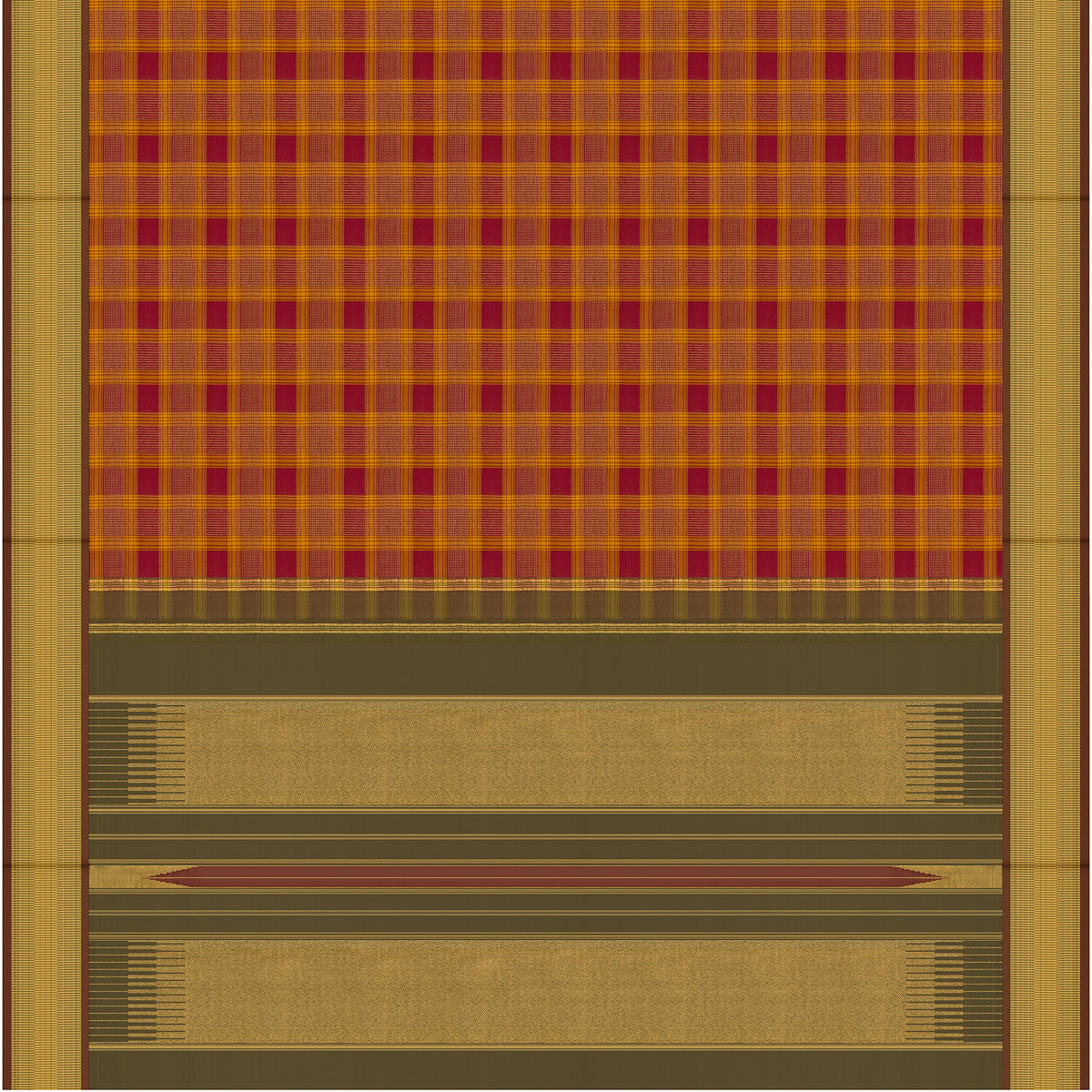 Kanakavalli Kanjivaram Silk Sari 26-595-HS001-04145 - Full View