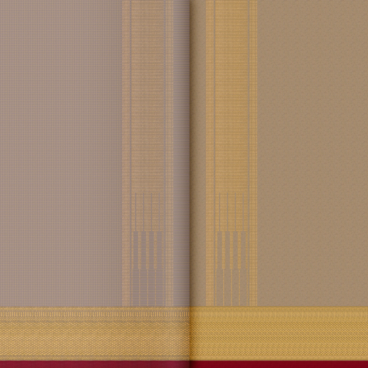 Kanakavalli Kanjivaram Silk Angavastram CO-ORD 26-599-AF001-00094 - Angavastram View
