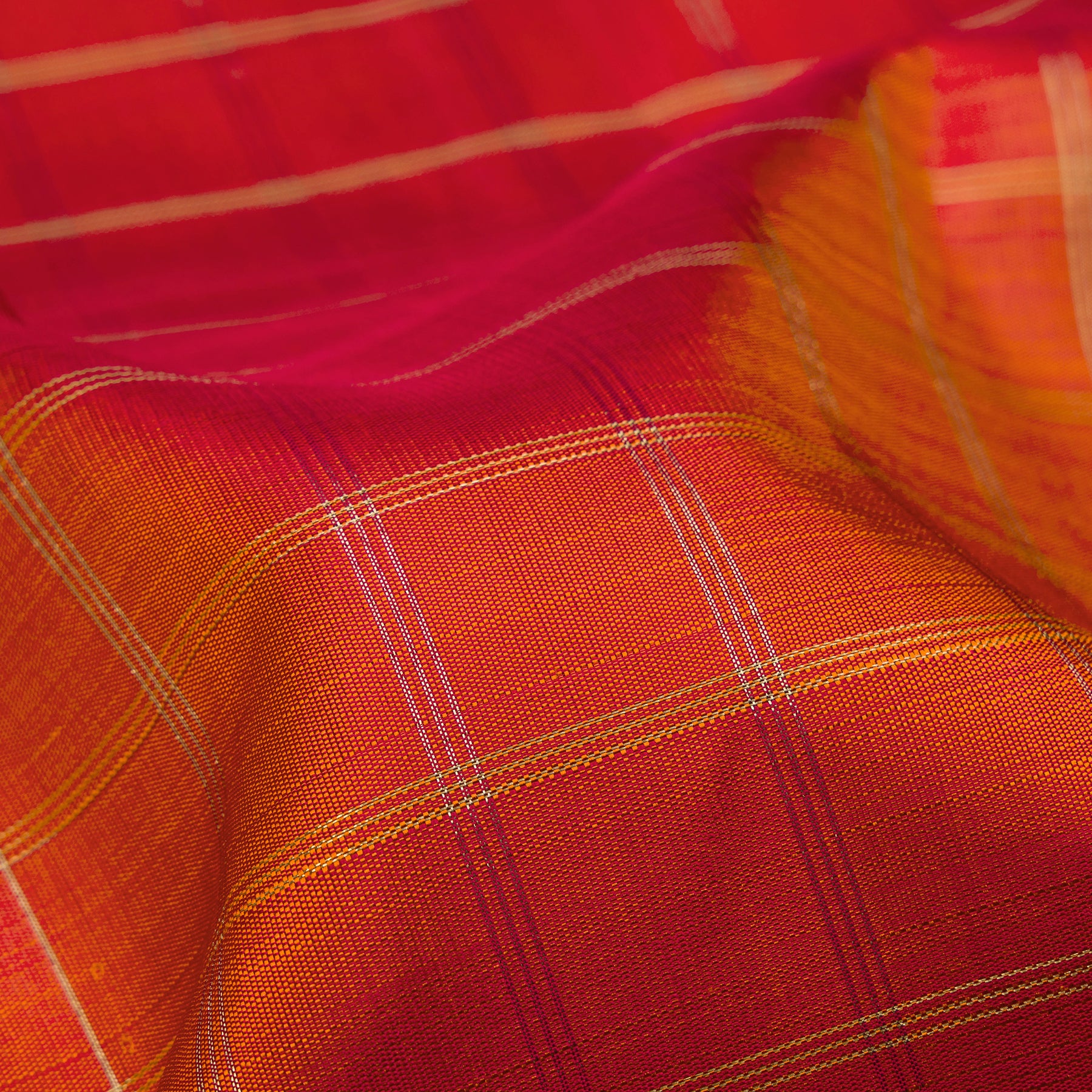 Kanakavalli Kattam - Vari Silk Blouse Length 26-599-HB001-01896 - Fabric View