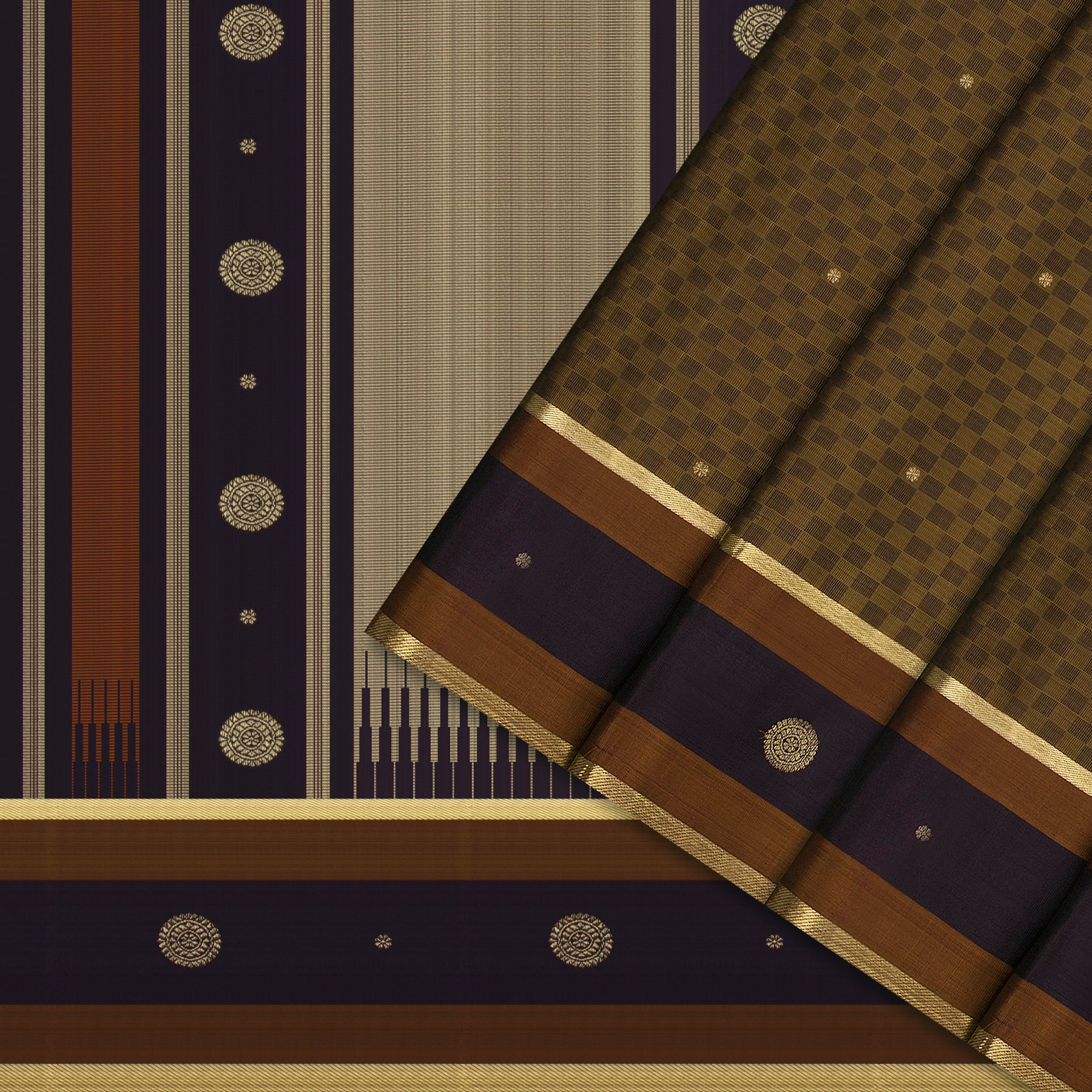Kanakavalli Kanjivaram Silk Sari 26-599-HS001-00331 - Cover View