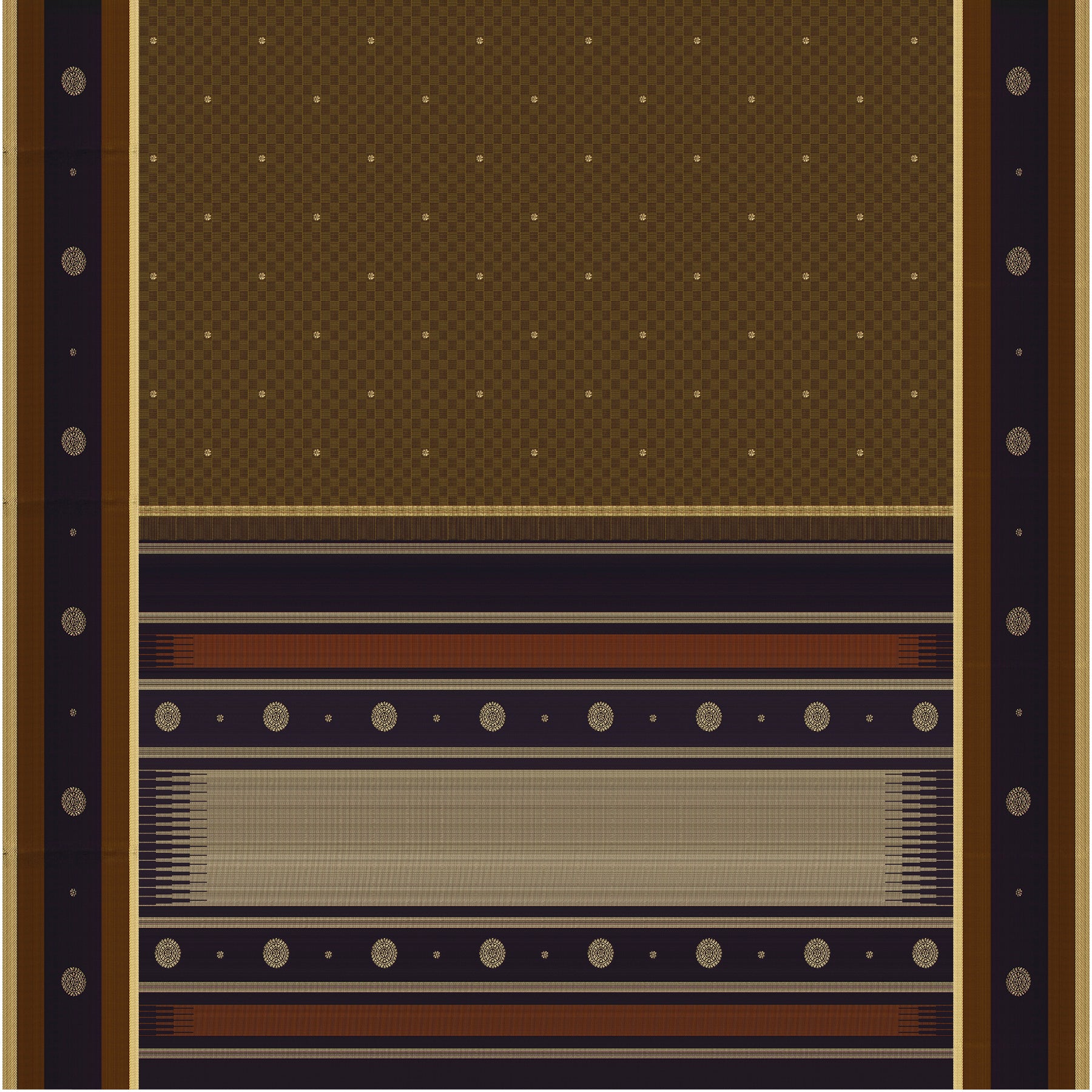 Kanakavalli Kanjivaram Silk Sari 26-599-HS001-00331 - Full View