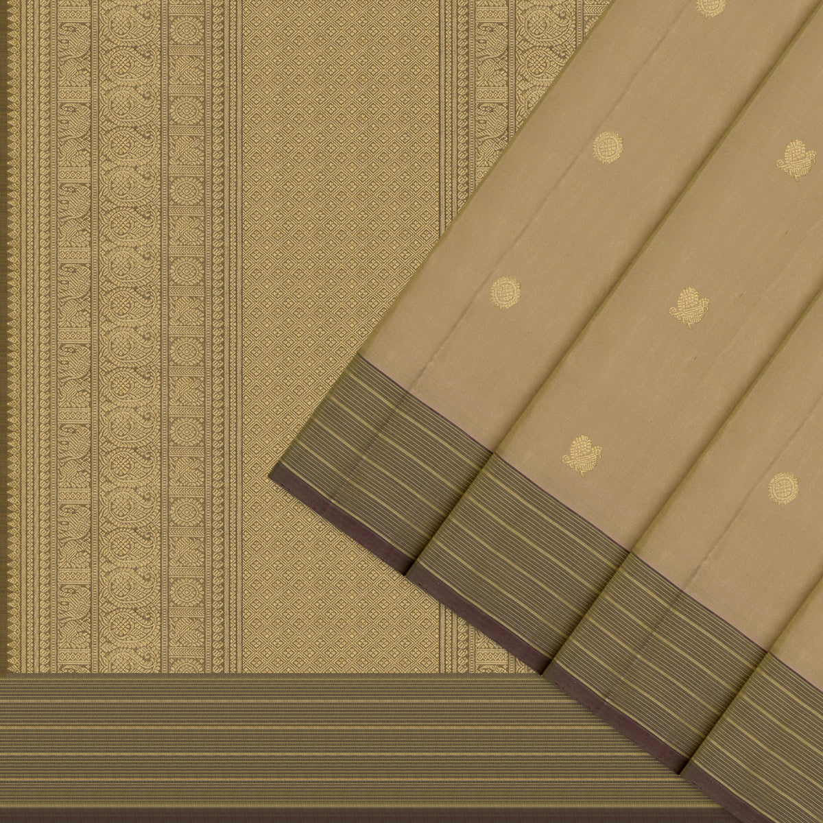 Kanakavalli Kanjivaram Silk Sari 26-599-HS001-00342 - Cover View