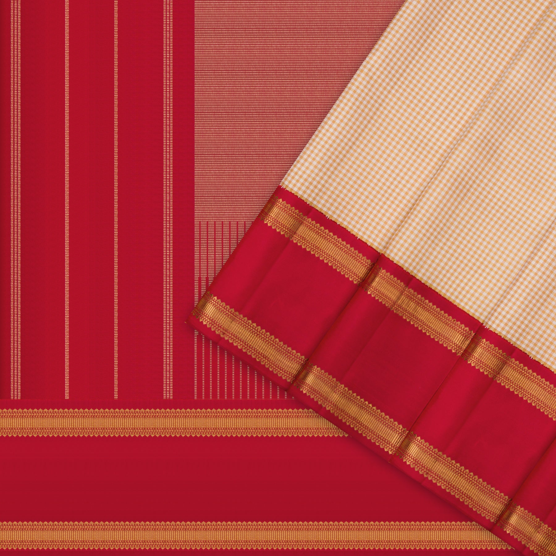Kanakavalli Kanjivaram Silk Sari 26-599-HS001-00348 - Cover View