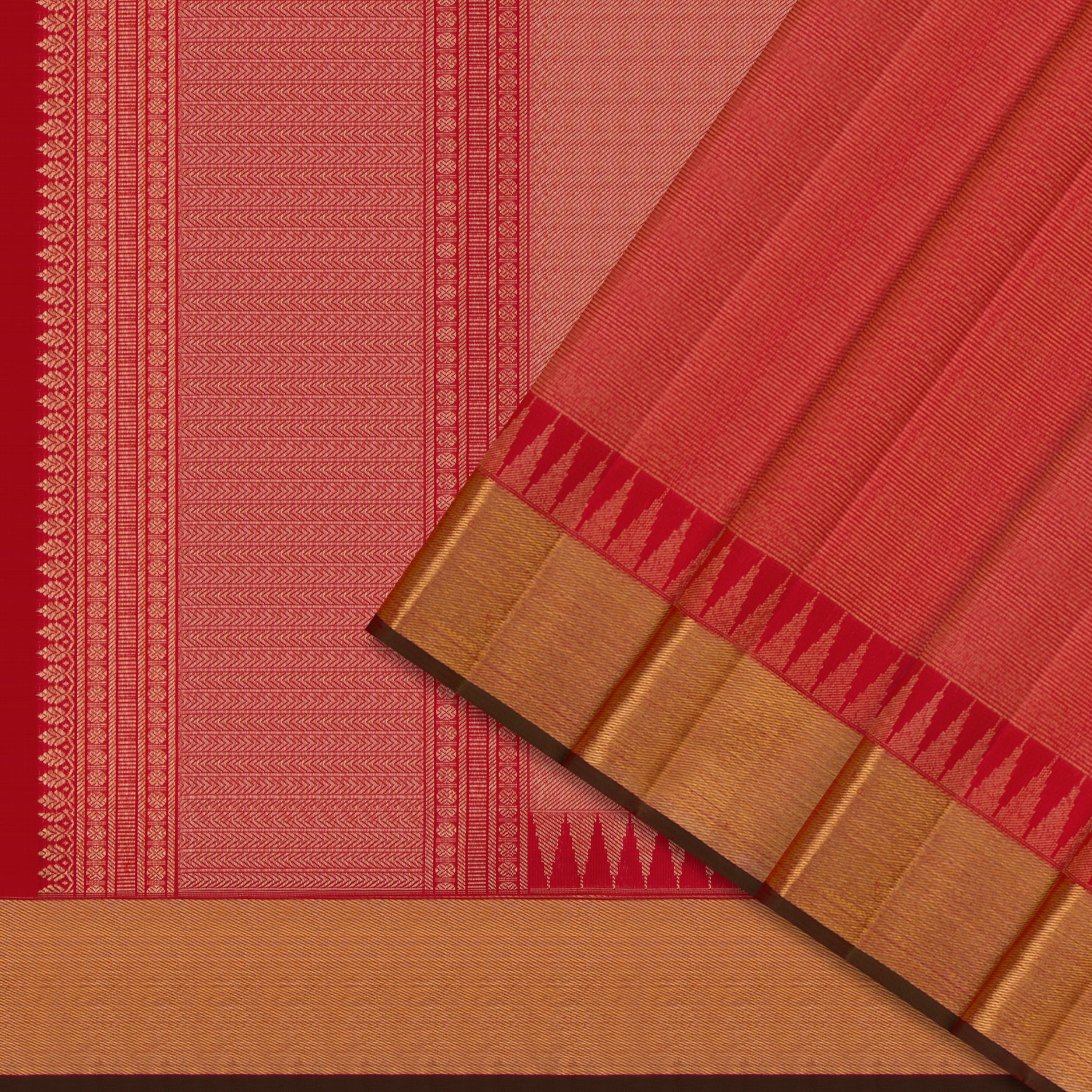 Kanakavalli Kanjivaram Silk Sari 26-599-HS001-00349 - Cover View
