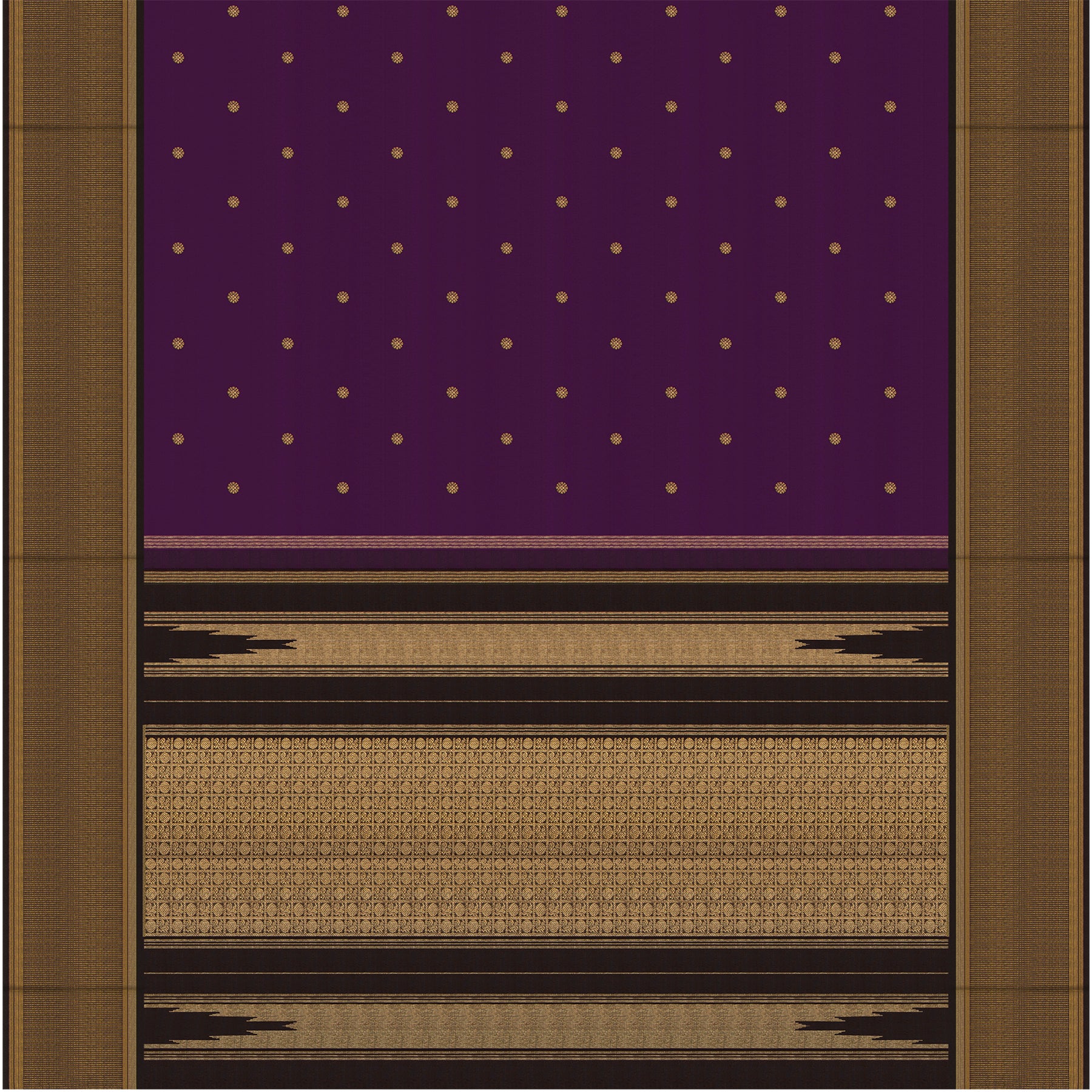 Kanakavalli Kanjivaram Silk Sari 26-599-HS001-00355 - Full View