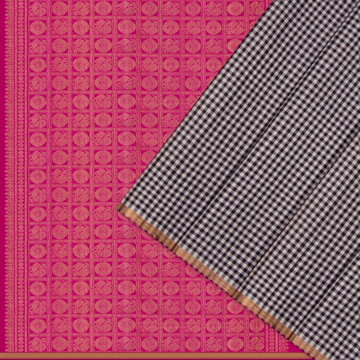 Kanakavalli Kanjivaram Silk Sari 26-599-HS001-00394 - Cover View