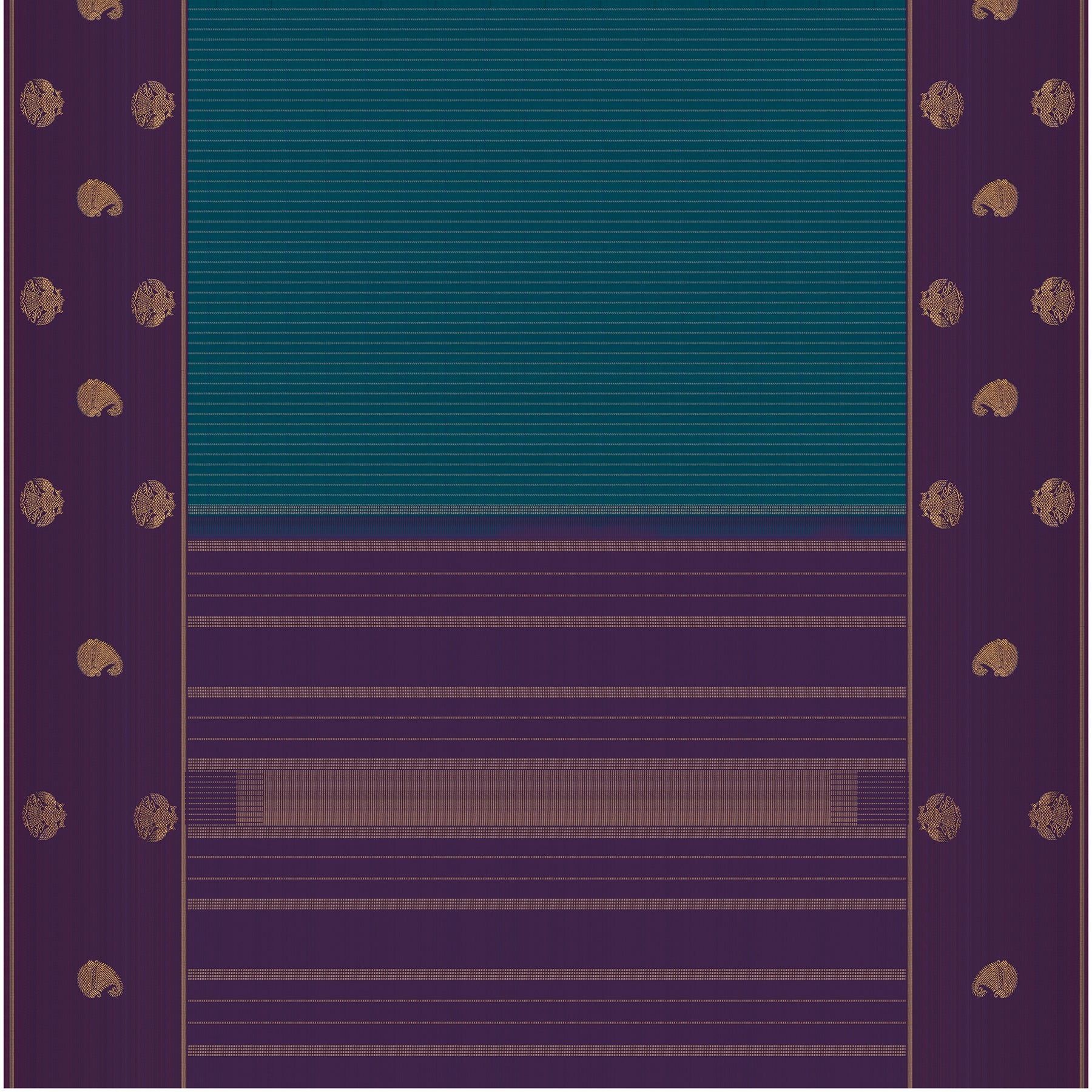 Kanakavalli Kanjivaram Silk Sari 26-599-HS001-01390 - Full View