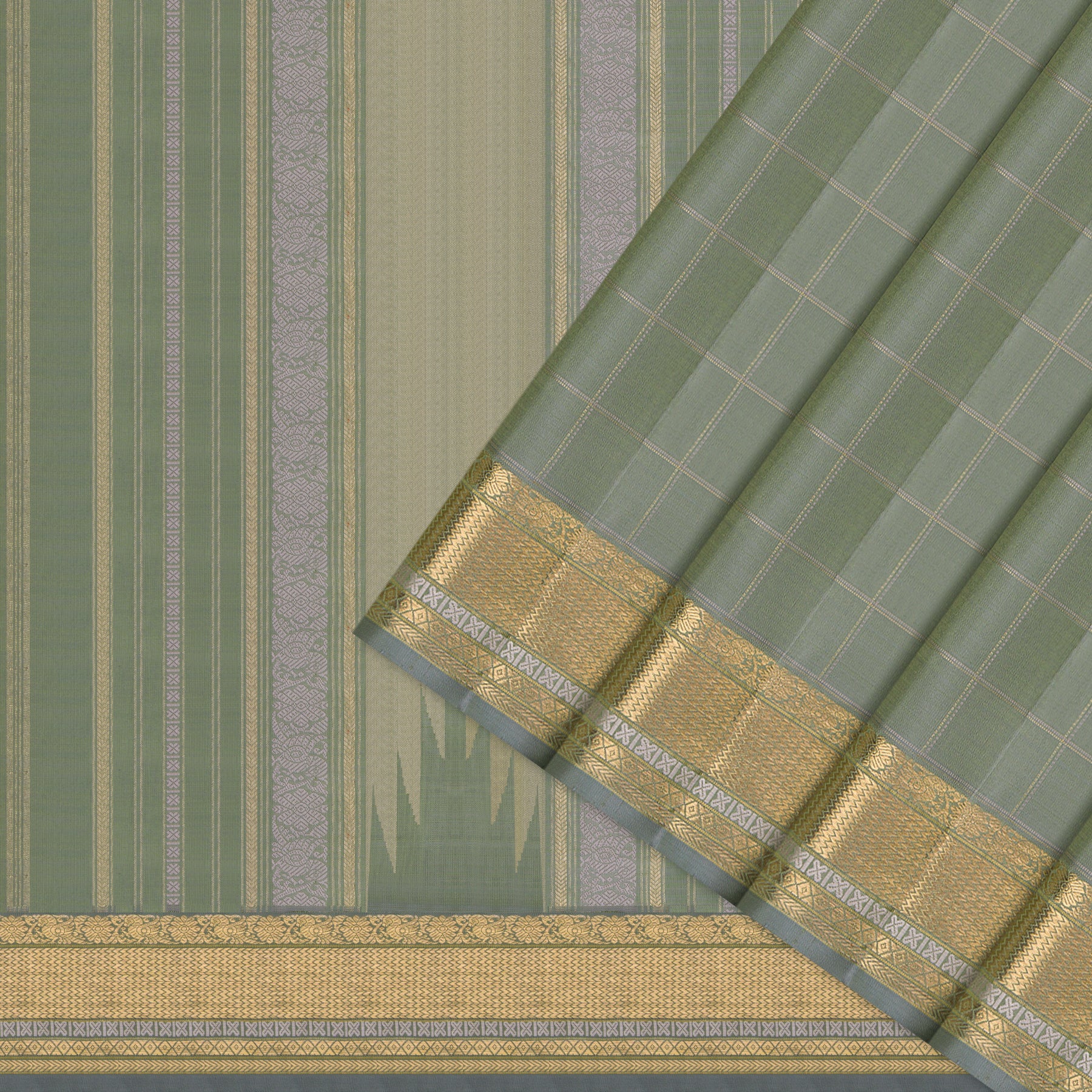 Kanakavalli Kanjivaram Silk Sari 26-599-HS001-01412 - Cover View