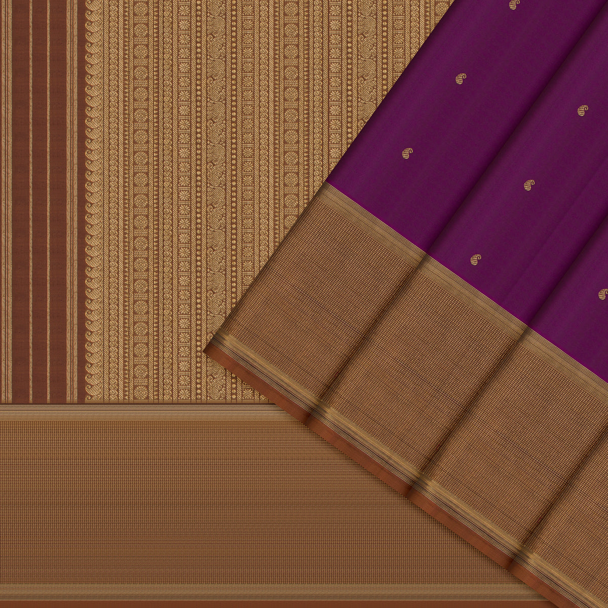 Kanakavalli Kanjivaram Silk Sari 26-599-HS001-01421 - Cover View