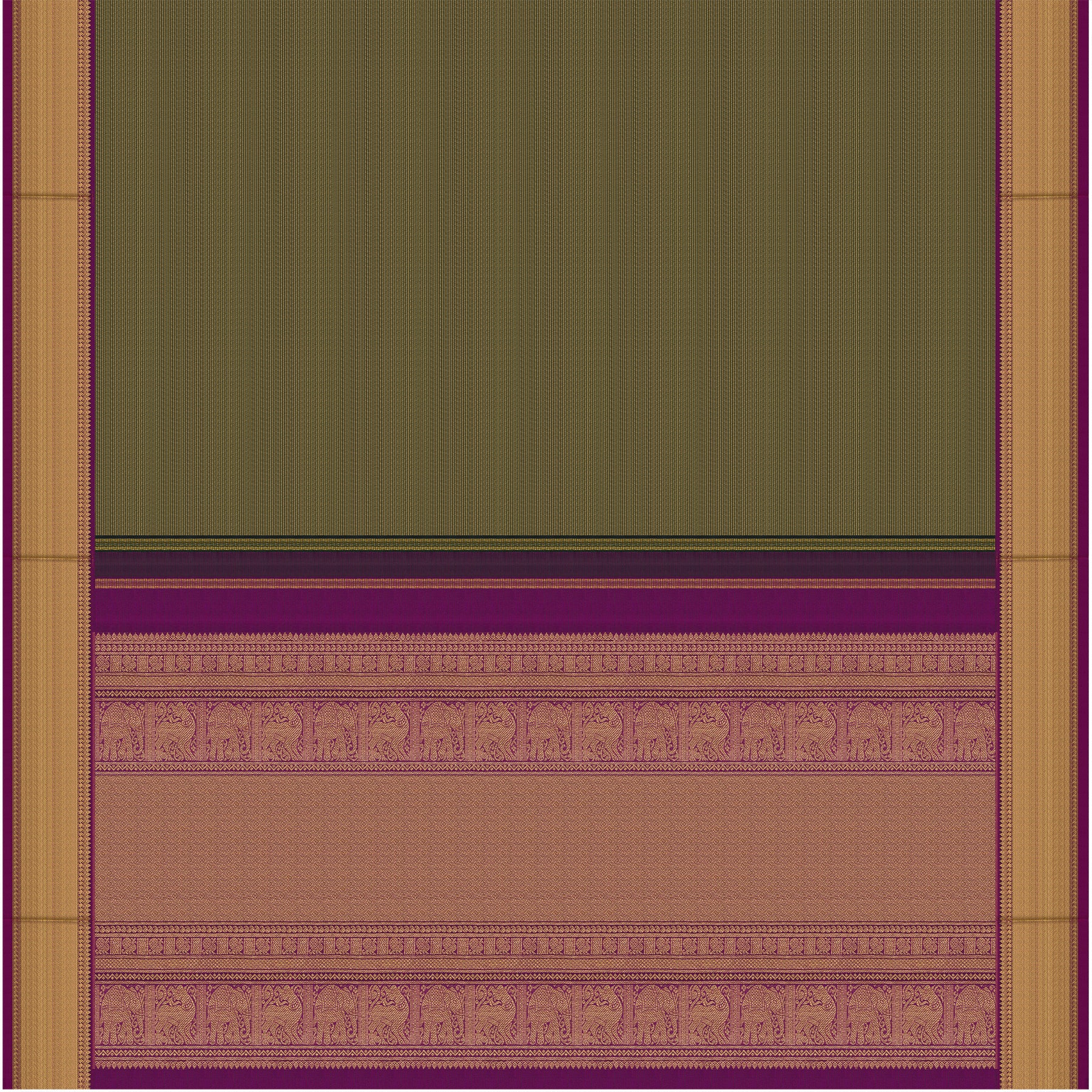 Kanakavalli Kanjivaram Silk Sari 26-599-HS001-01430 - Full View