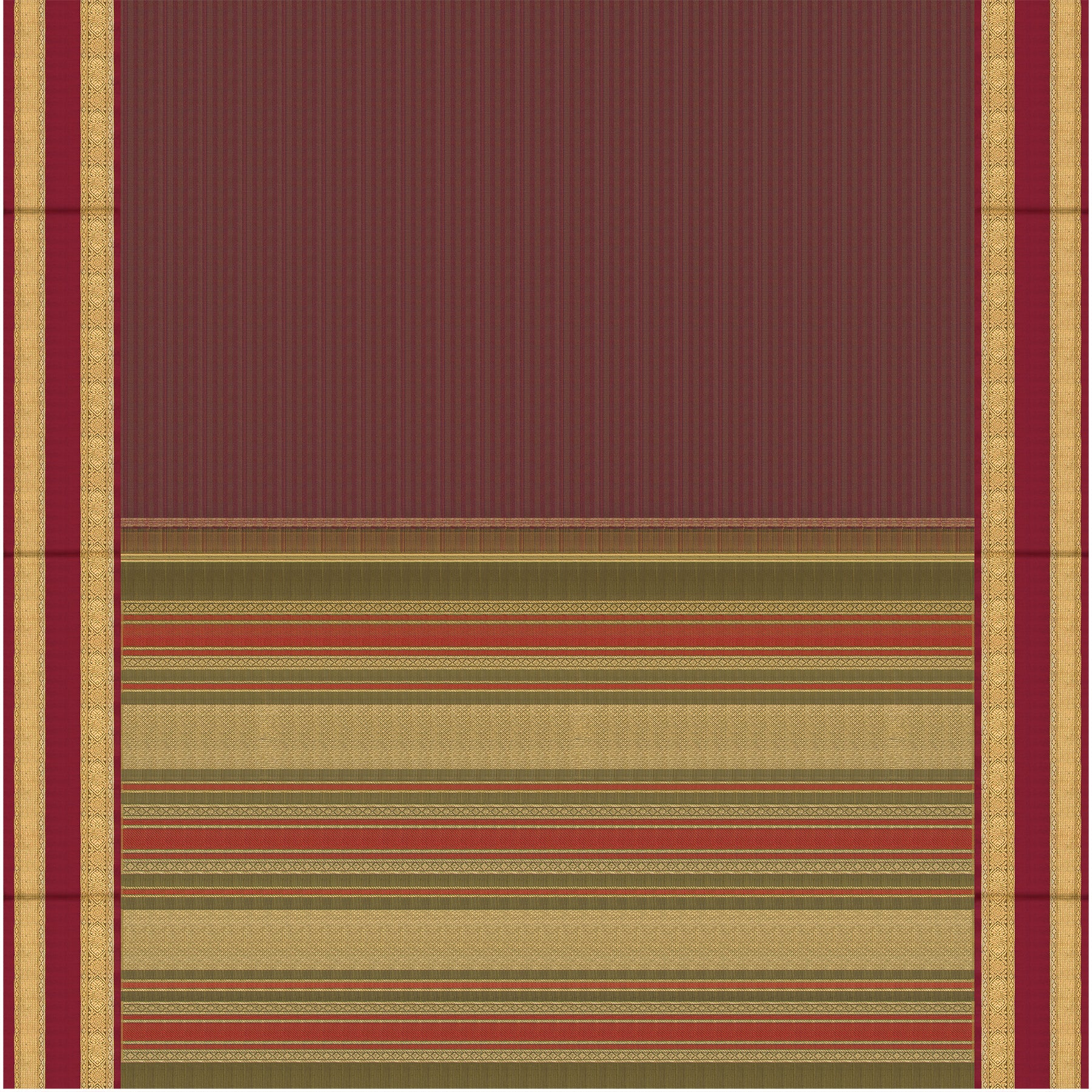 Kanakavalli Kanjivaram Silk Sari 26-599-HS001-01433 - Full View