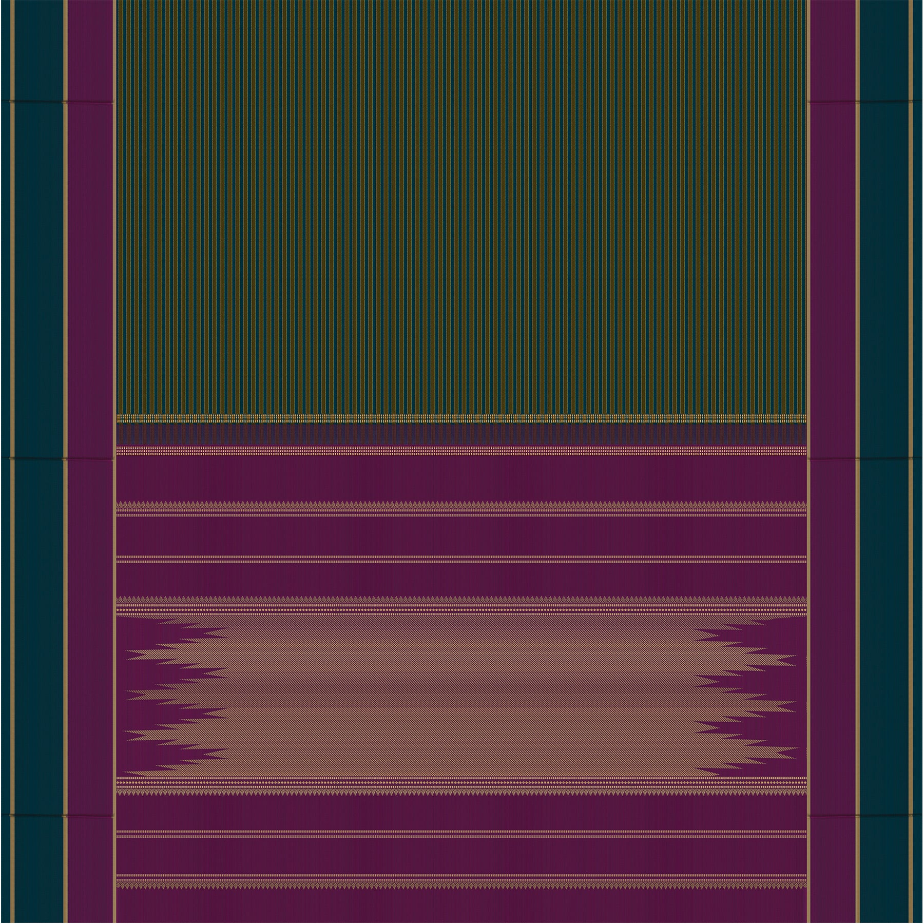 Kanakavalli Kanjivaram Silk Sari 26-599-HS001-01474 - Full View