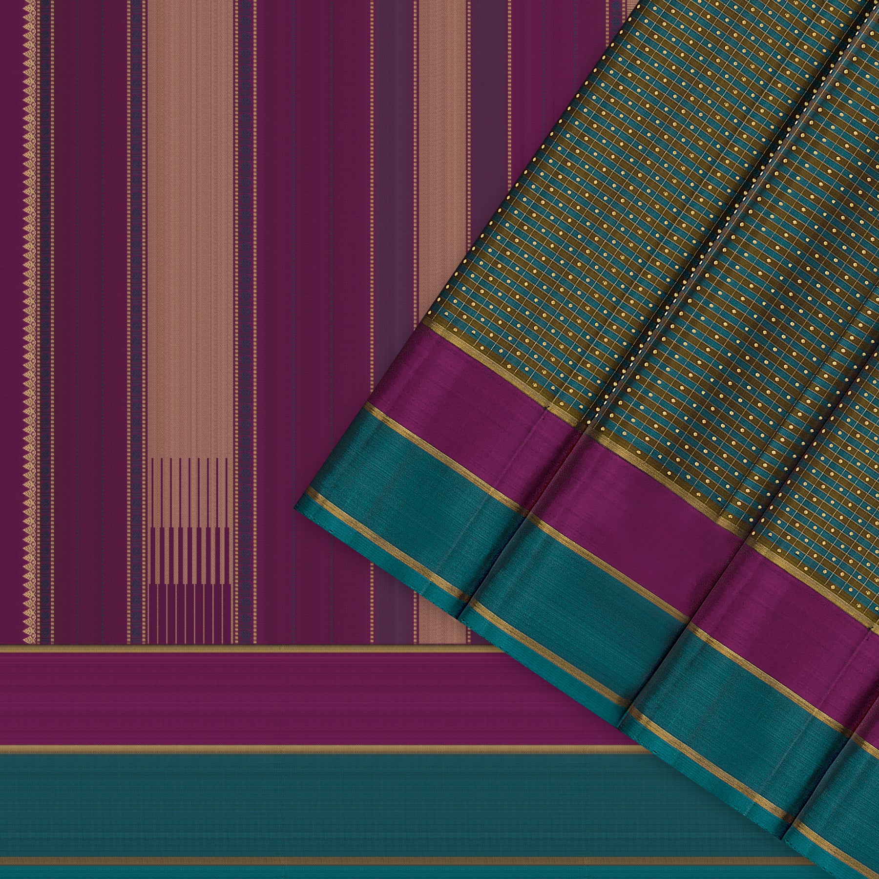 Kanakavalli Kanjivaram Silk Sari 26-599-HS001-01492 - Cover View