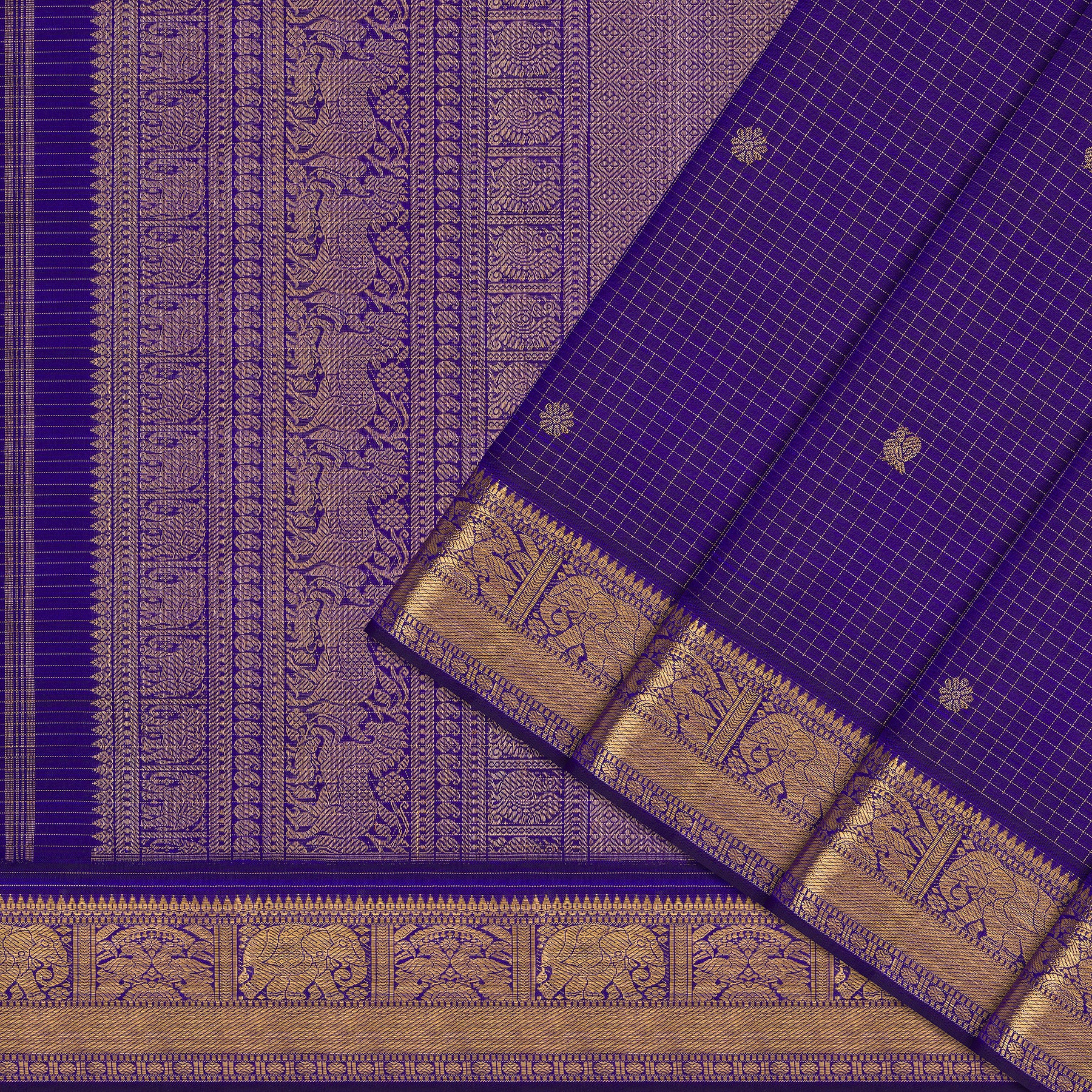 Kanakavalli Kanjivaram Silk Sari 26-599-HS001-01520 - Cover View
