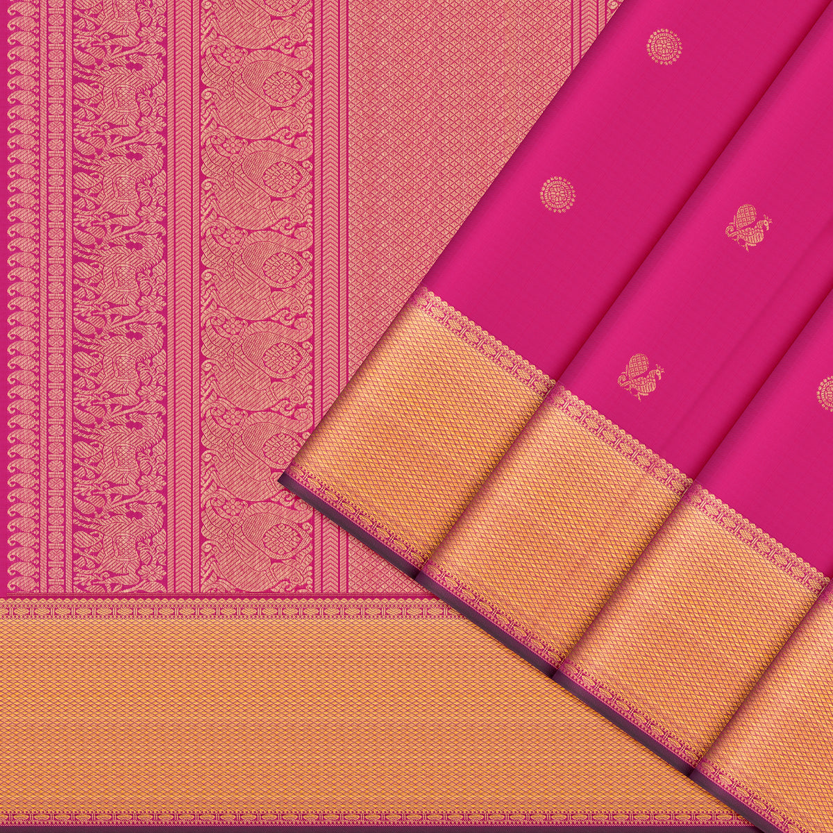 Kanakavalli Kanjivaram Silk Sari 26-599-HS001-02410 - Cover View