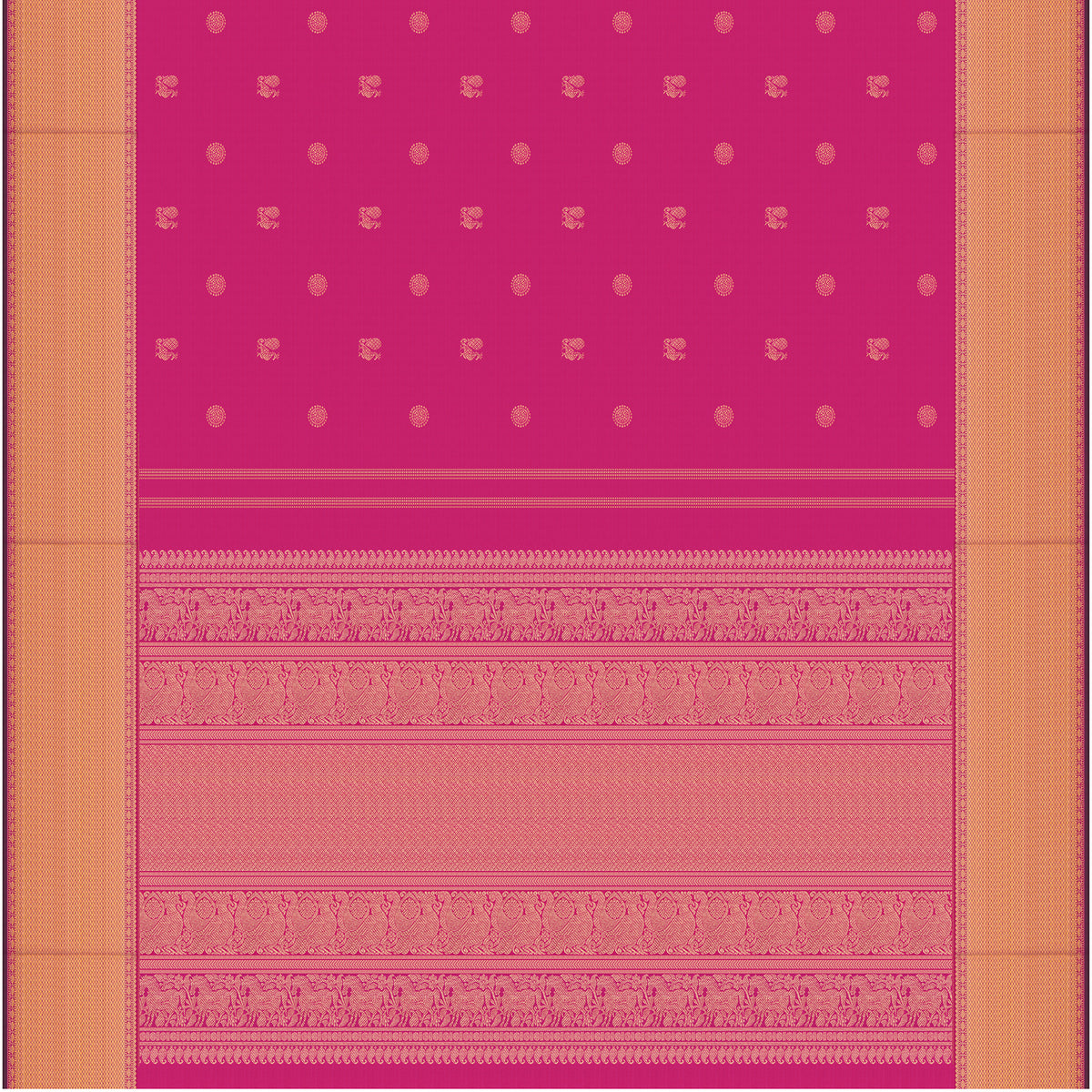 Kanakavalli Kanjivaram Silk Sari 26-599-HS001-02410 - Full View