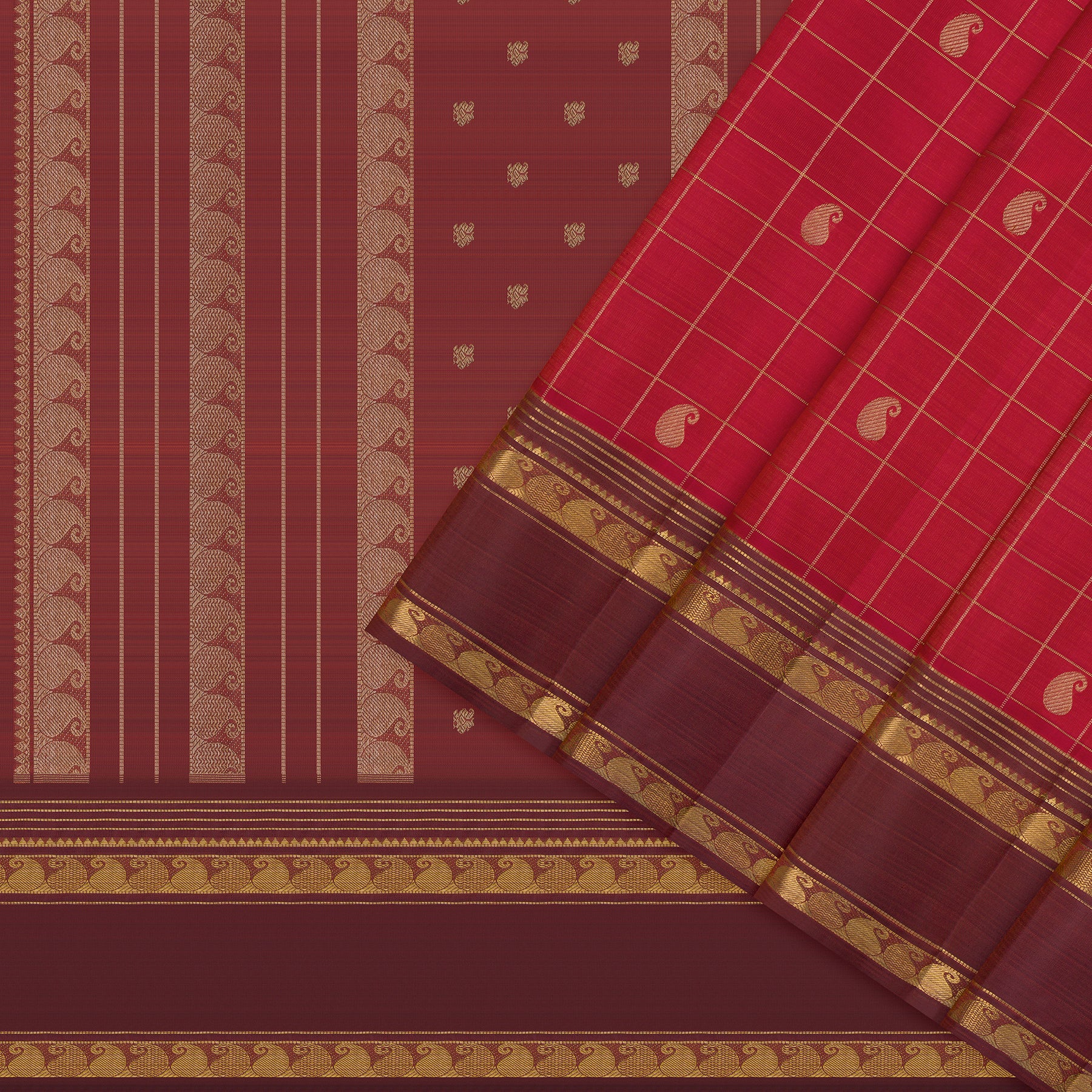 Kanakavalli Kanjivaram Silk Sari 26-599-HS001-02419 - Cover View