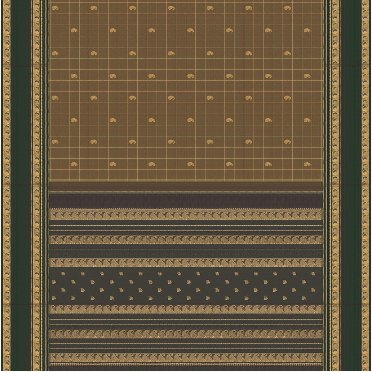 Kanakavalli Kanjivaram Silk Sari 26-599-HS001-02420 - Full View